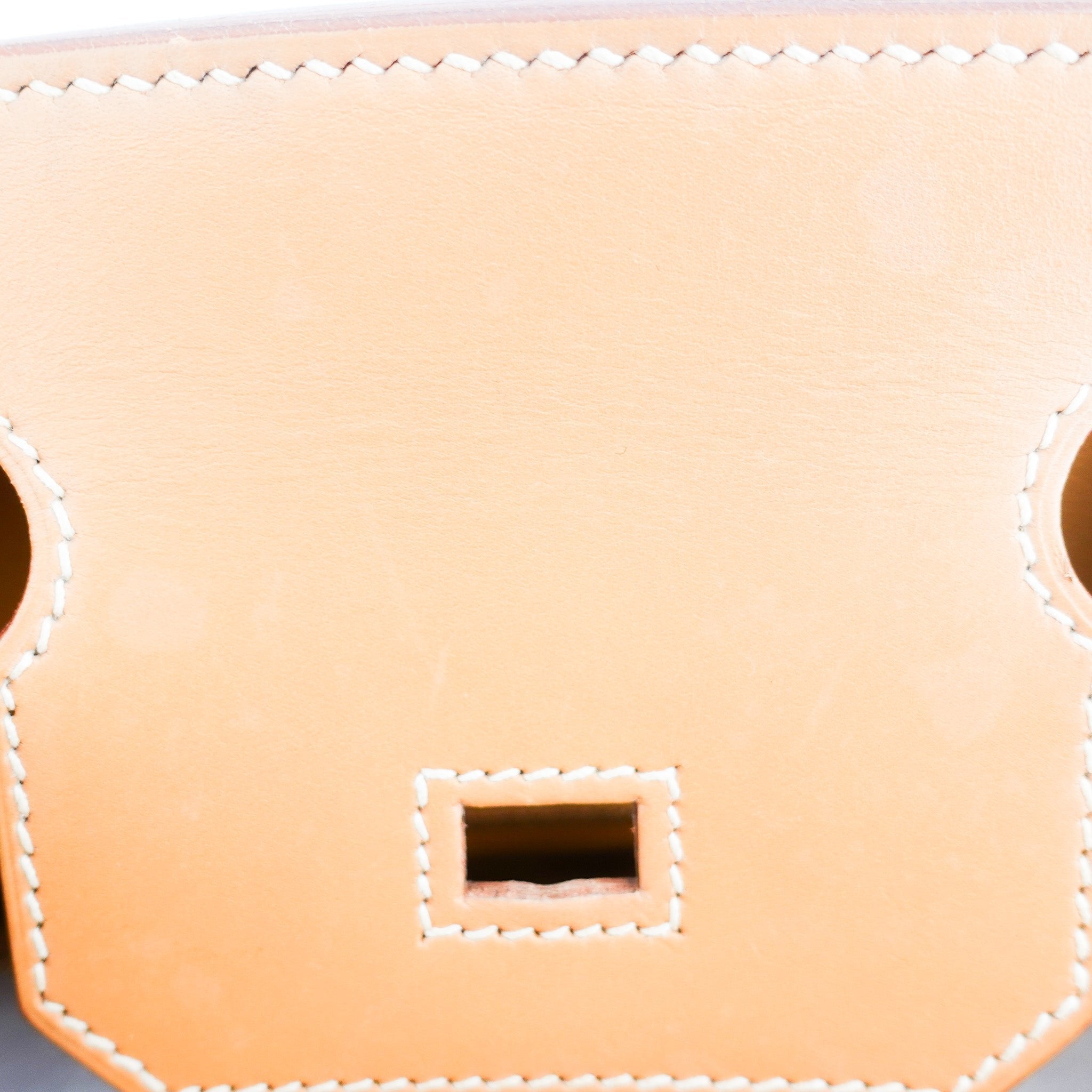 Hermès Birkin 30 in Vache Naturelle leather & Blue Jean toile | Authentic Preloved - Reloved Again