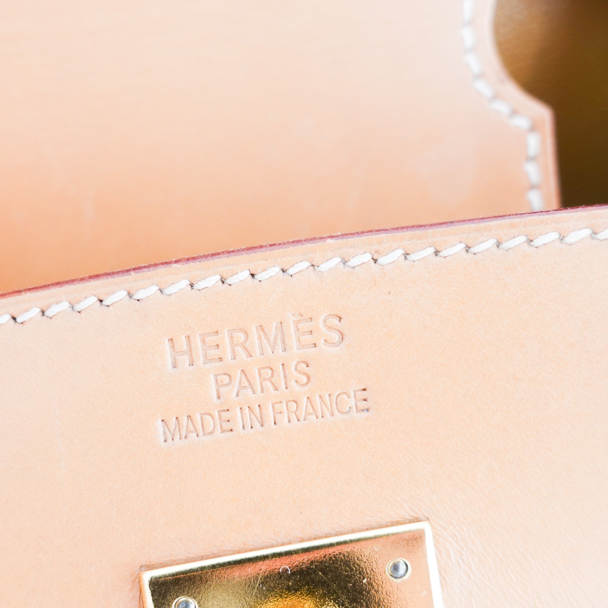 Hermès Birkin 30 in Vache Naturelle leather & Blue Jean toile | Authentic Preloved - Reloved Again