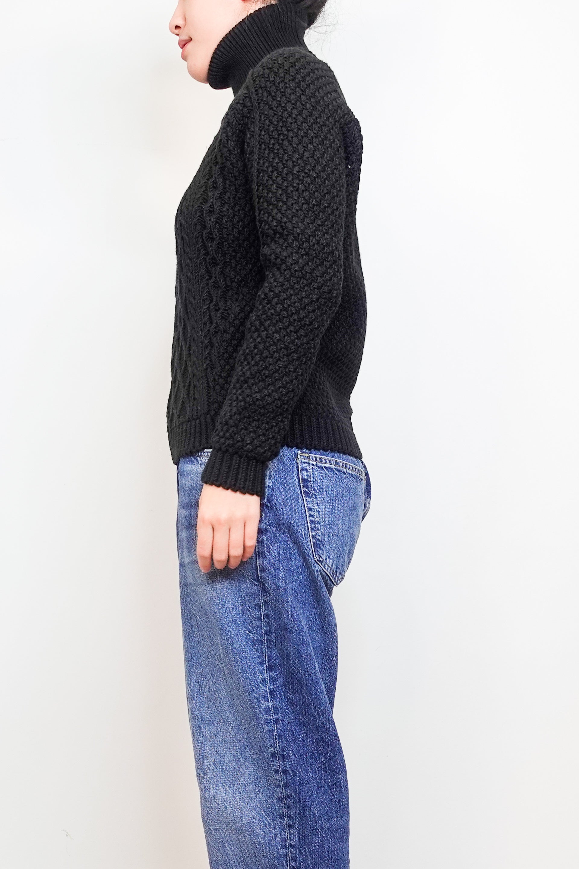 Wool Black Jumper RRP £250