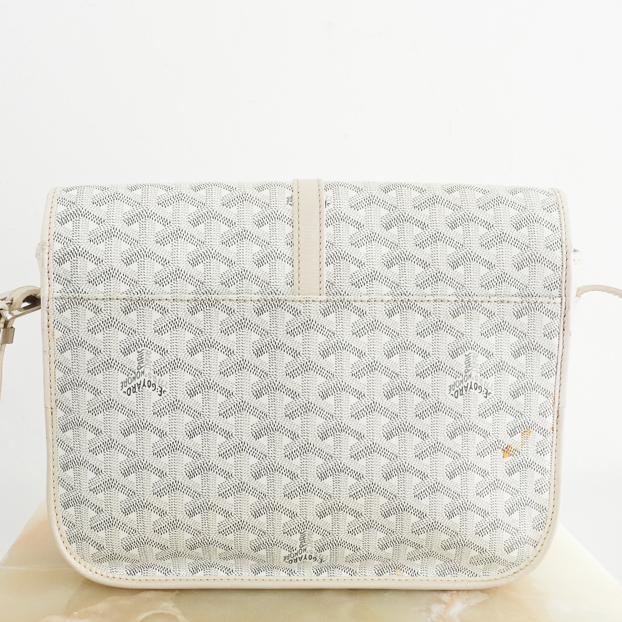 Goyard Belverde PM in White RRP £2000 | Authentic Preloved