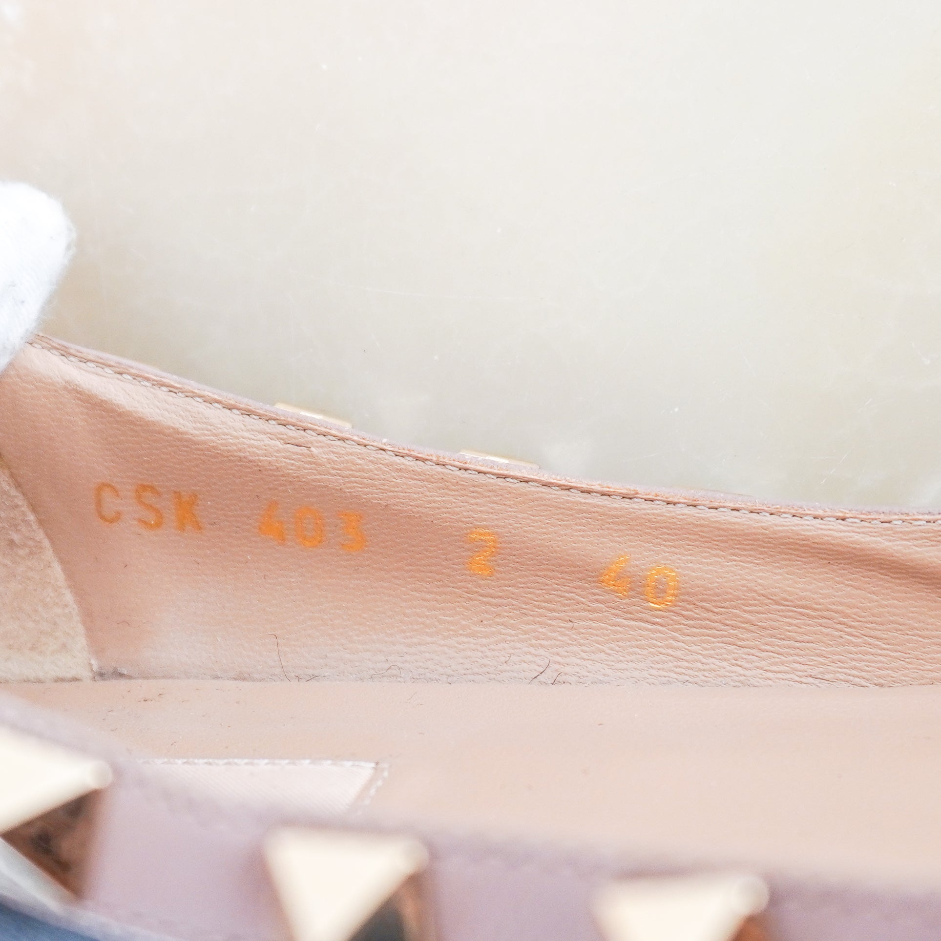 Valentino Rockstud Flats in Black/Mauve (RRP £680) | Authentic Preloved - Reloved Again