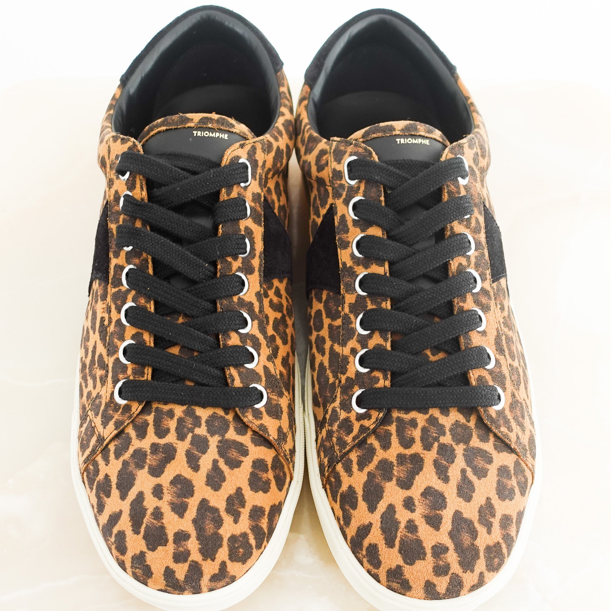 NEW Celine Animal Print Triomphe Trainers | Authentic Preloved