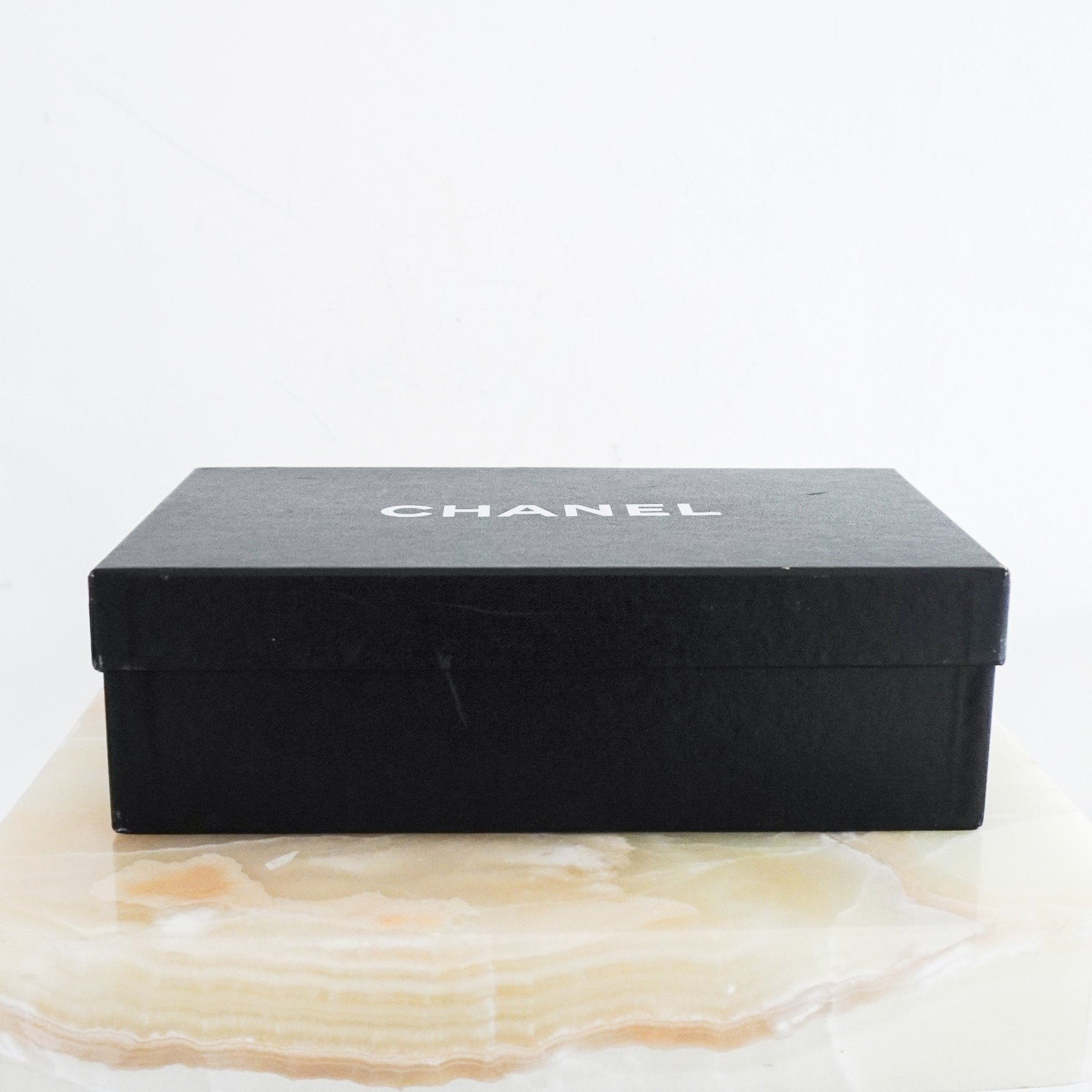 Chanel Black Leather CC Ballet Flats RRP £800 | Authentic Preloved - Reloved Again
