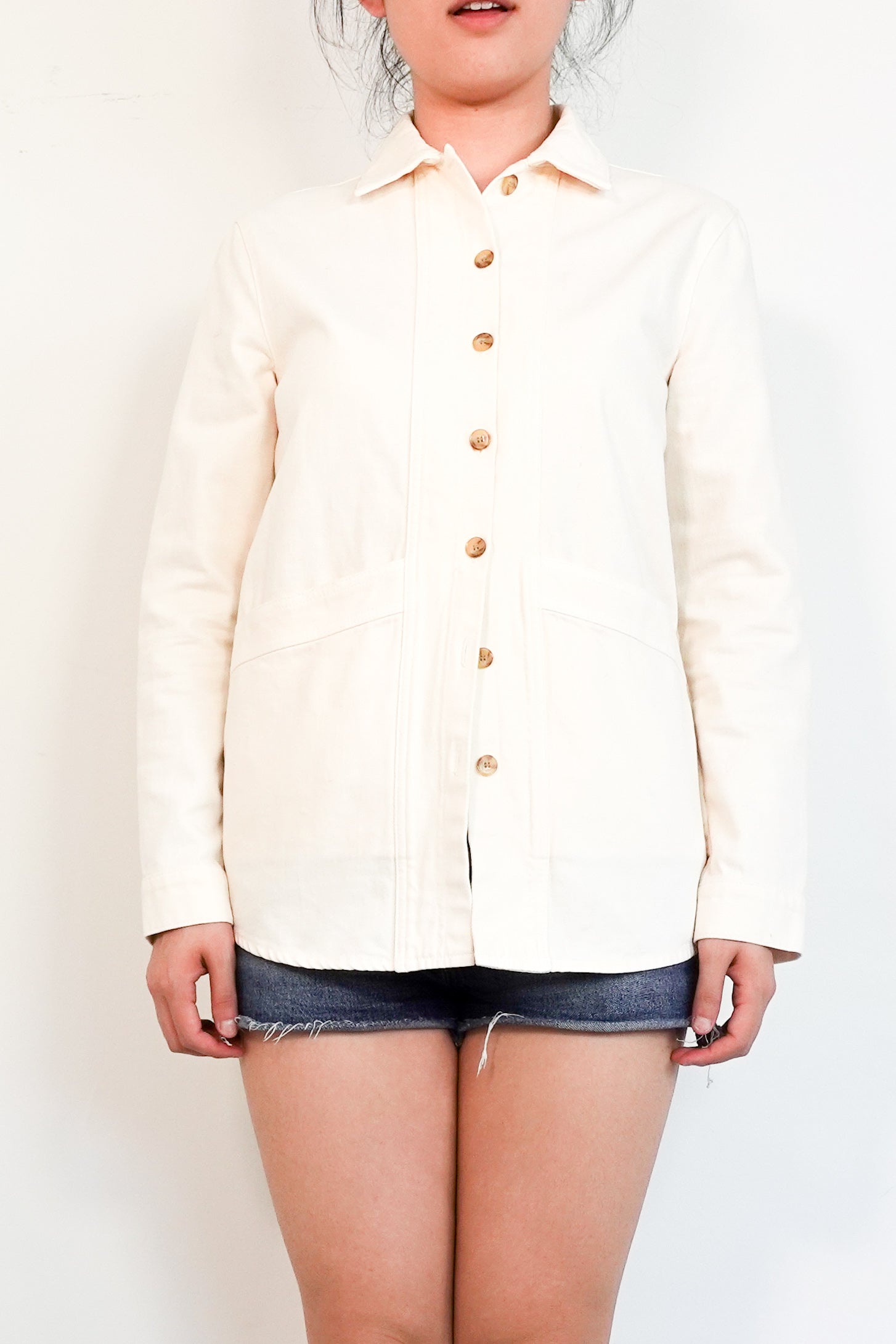 Cream denim jacket RRP £125