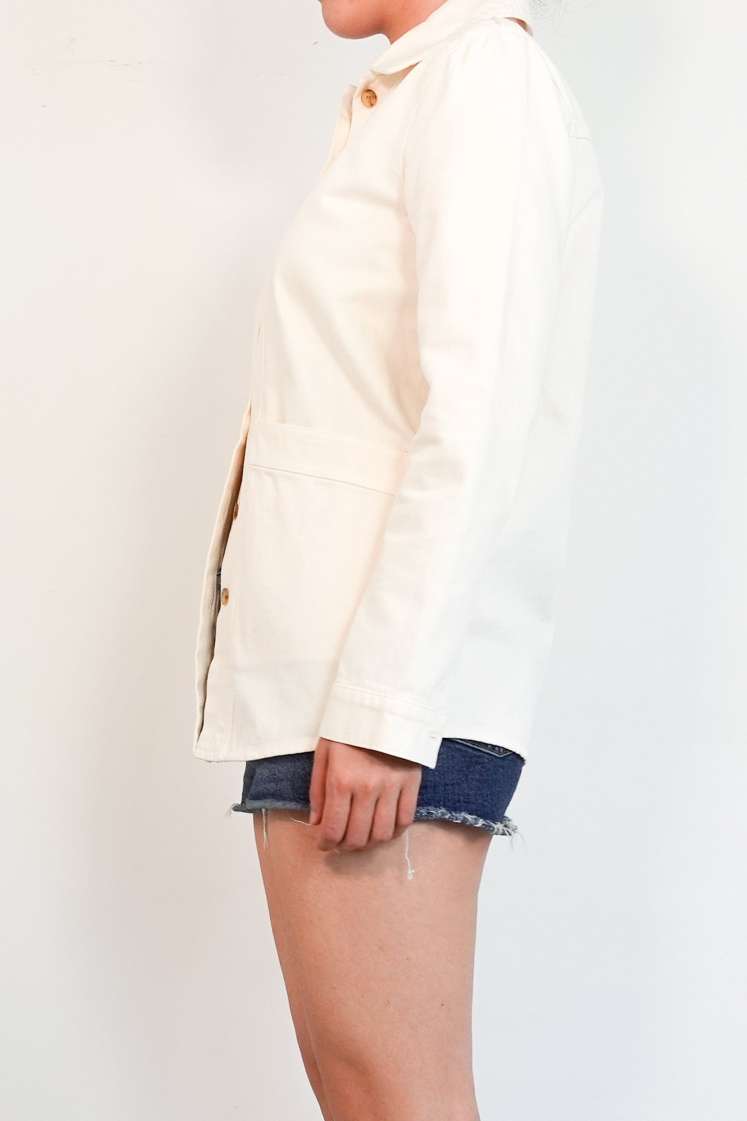 Cream denim jacket RRP £125