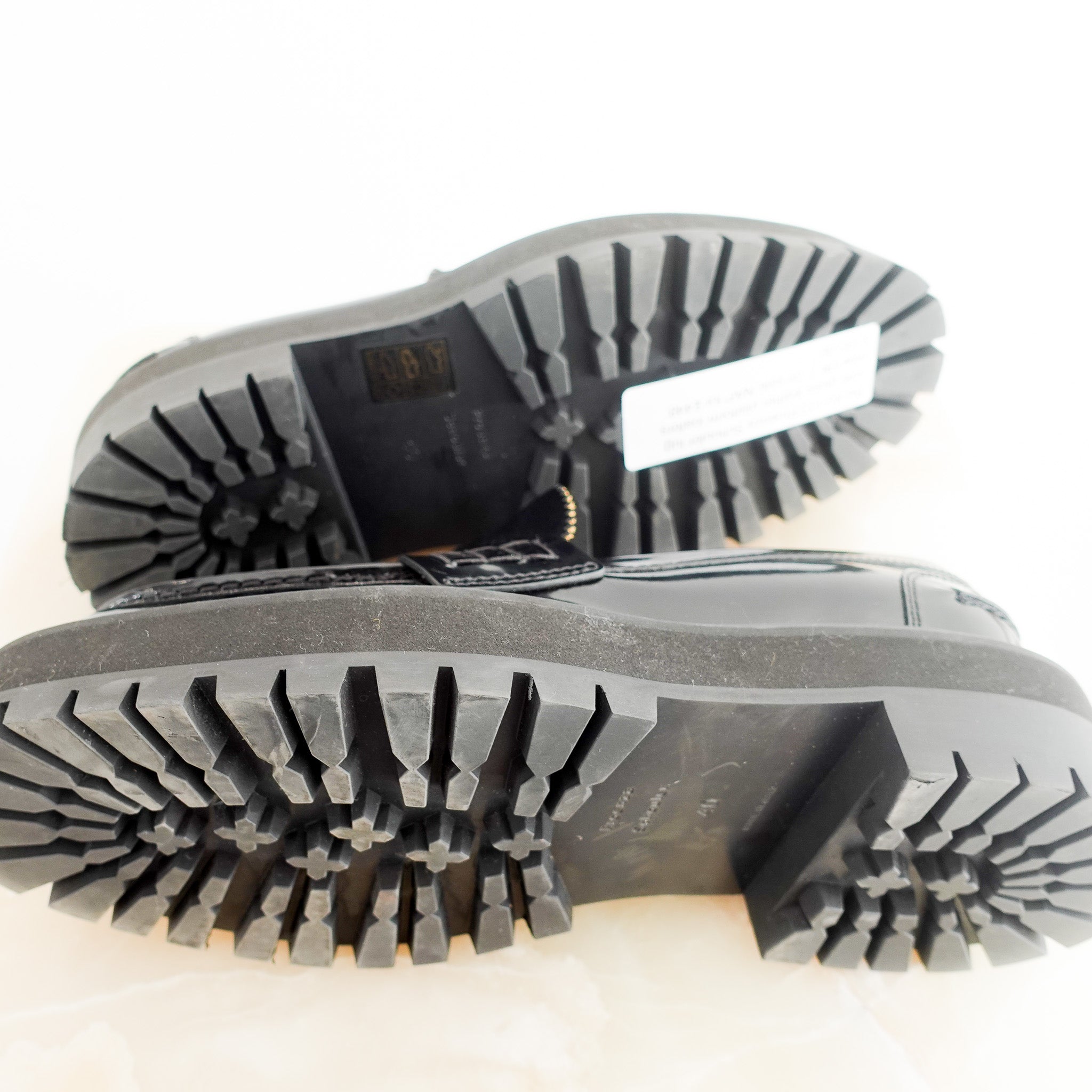Proenza Schouler Gloss Leather Platform Loafers RRP £448 | Authentic Preloved