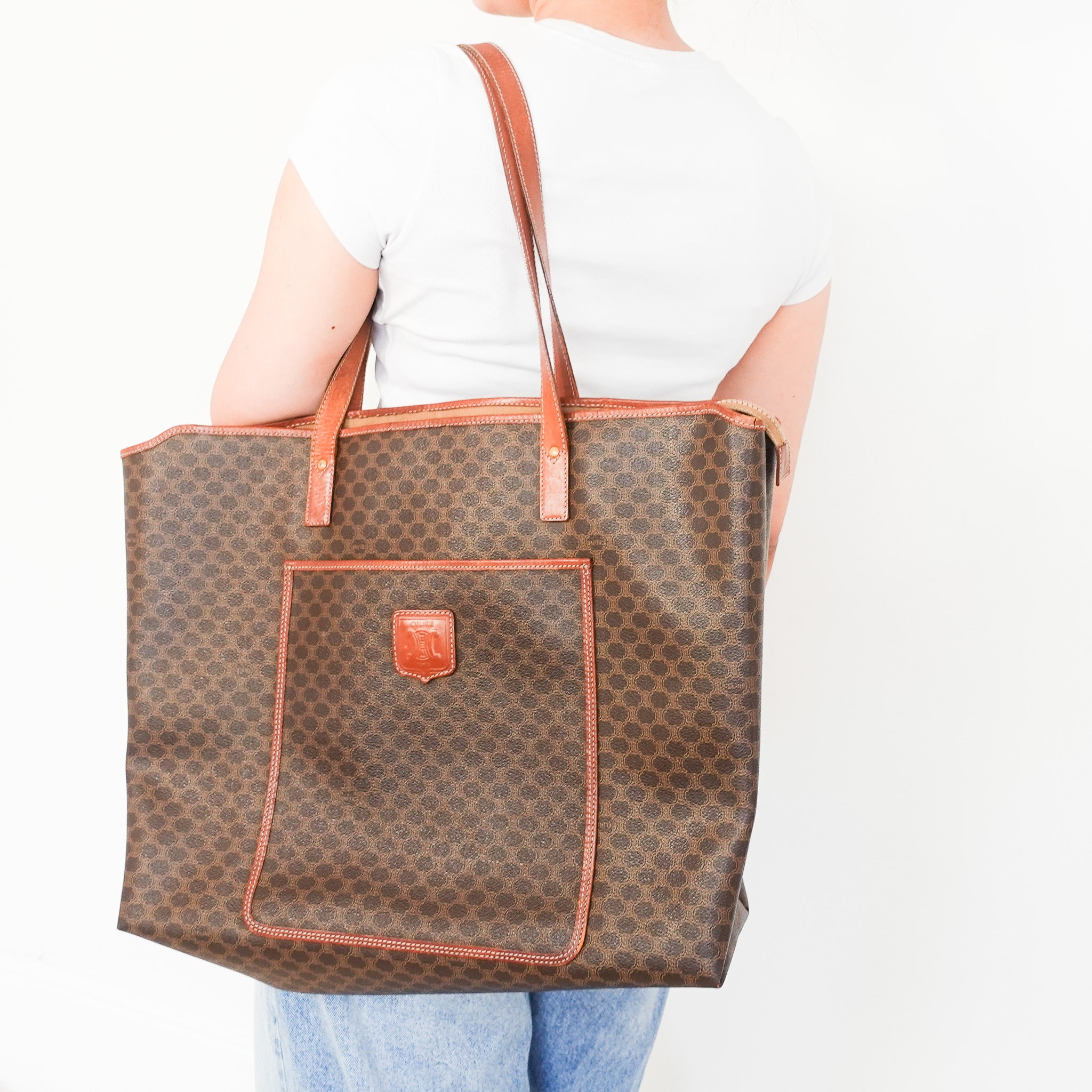 Celine Vintage brown Tote | Authentic Preloved