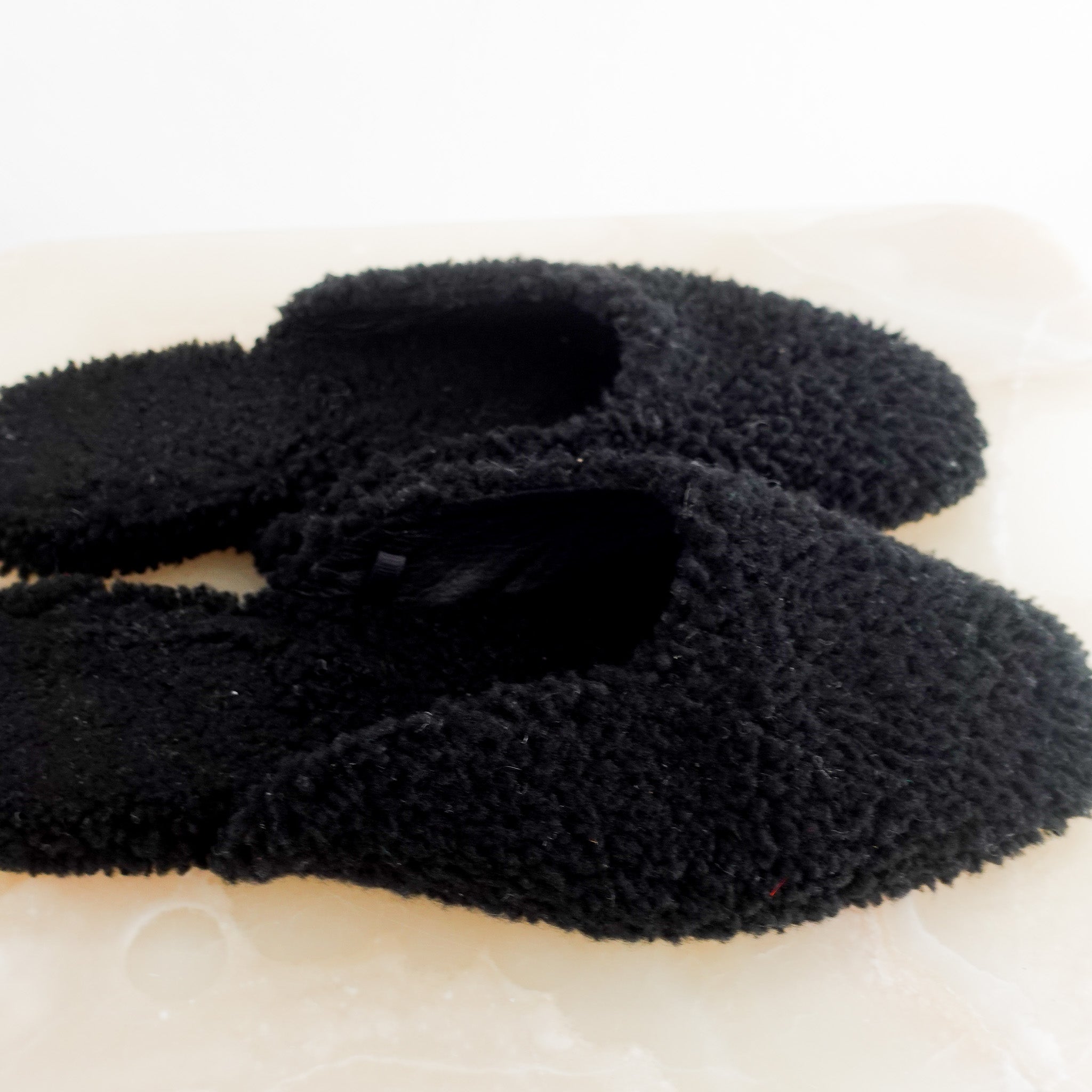 Sleeper Backless shearling mules in black | Authentic Preloved - Reloved Again