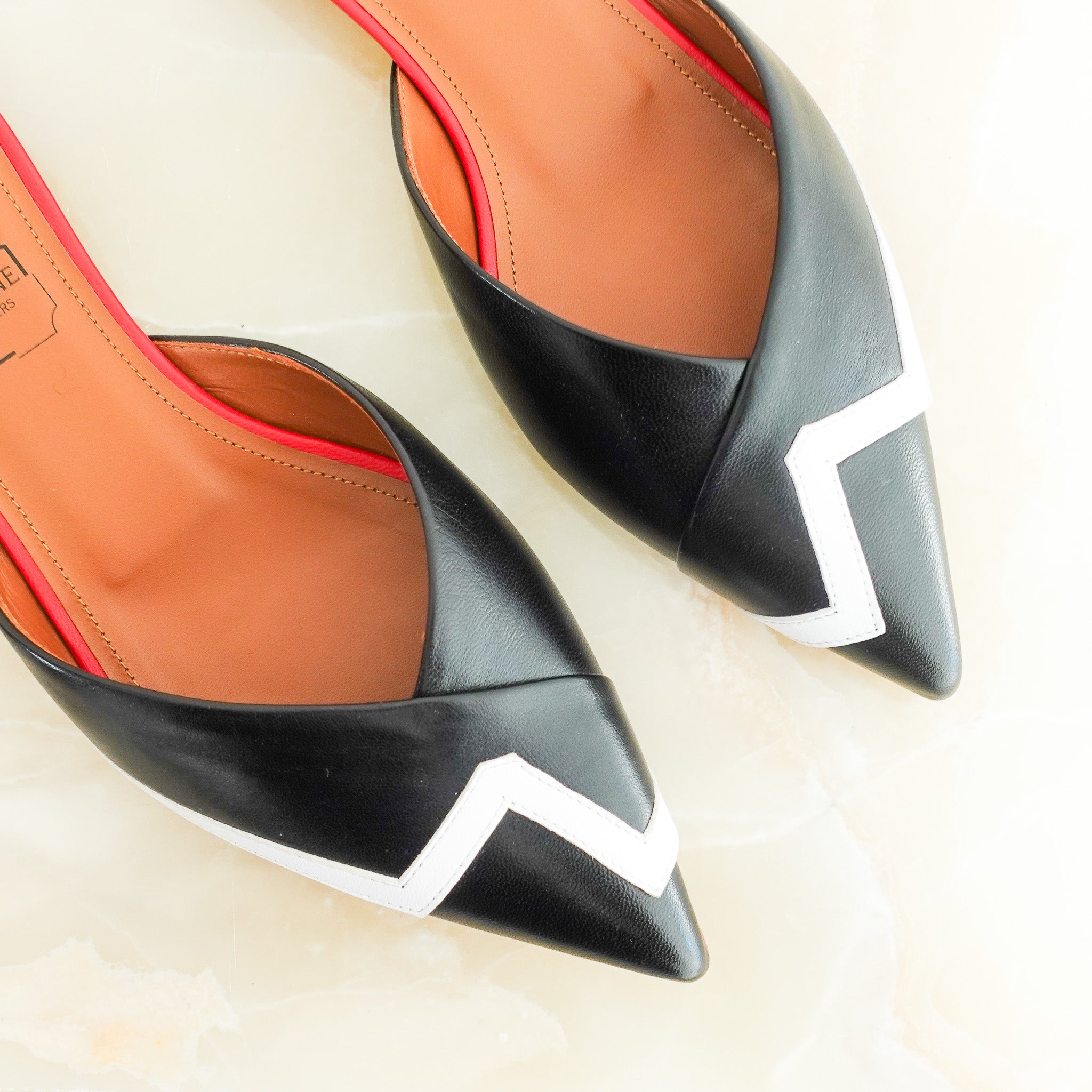 Pointed toe flats RRP £500