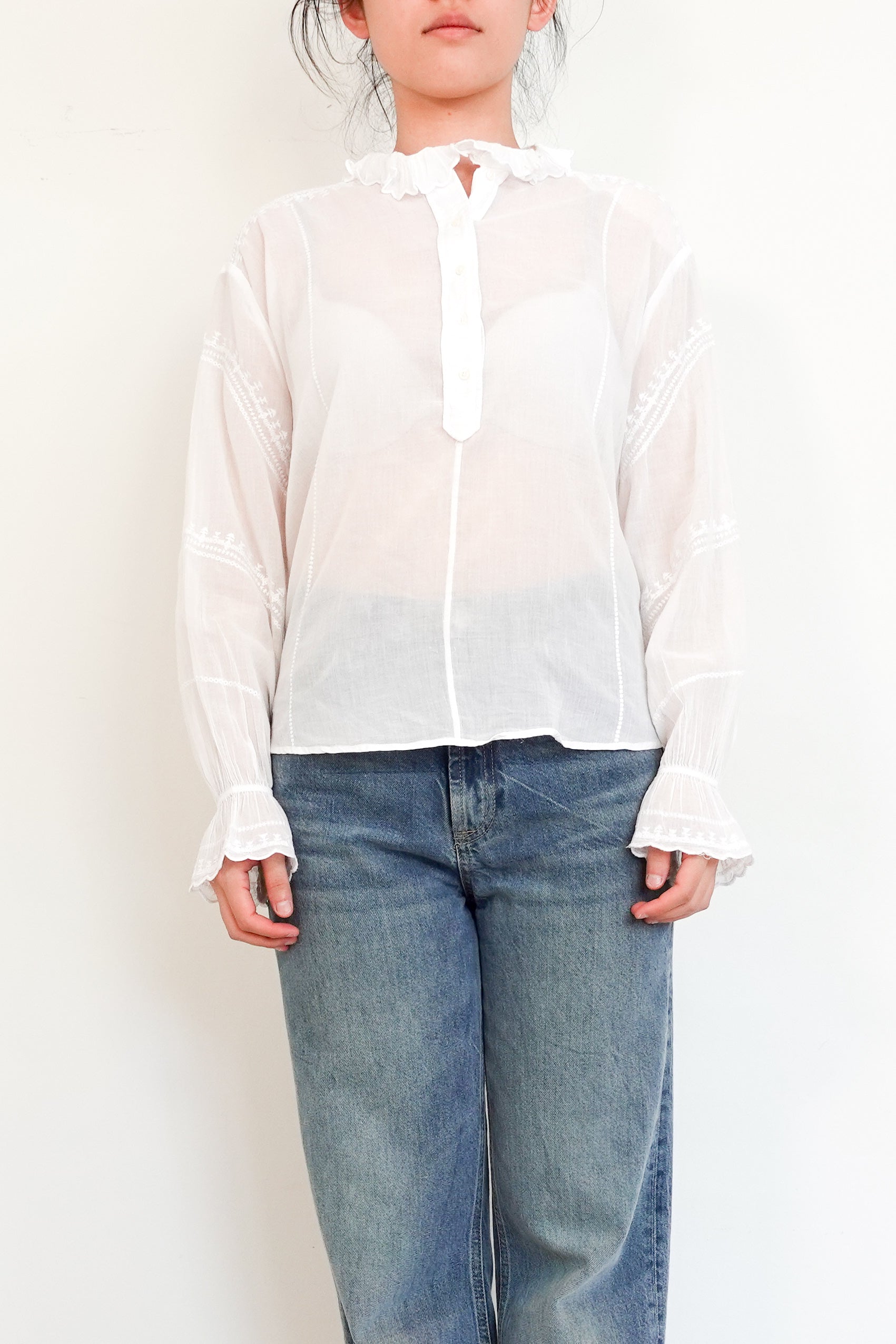 Cotton Embroidered Top RRP £250