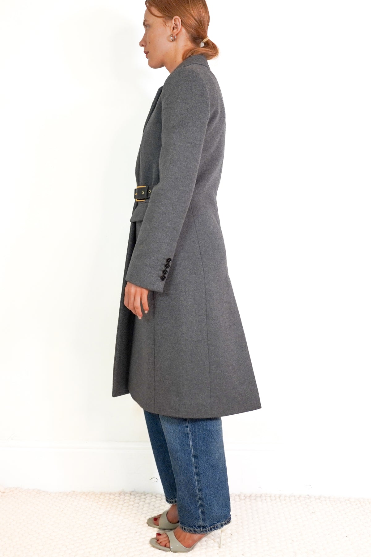 Salvatore Ferragamo Buckle Wool Jacket (RRP £2700) | Authentic Preloved - Reloved Again