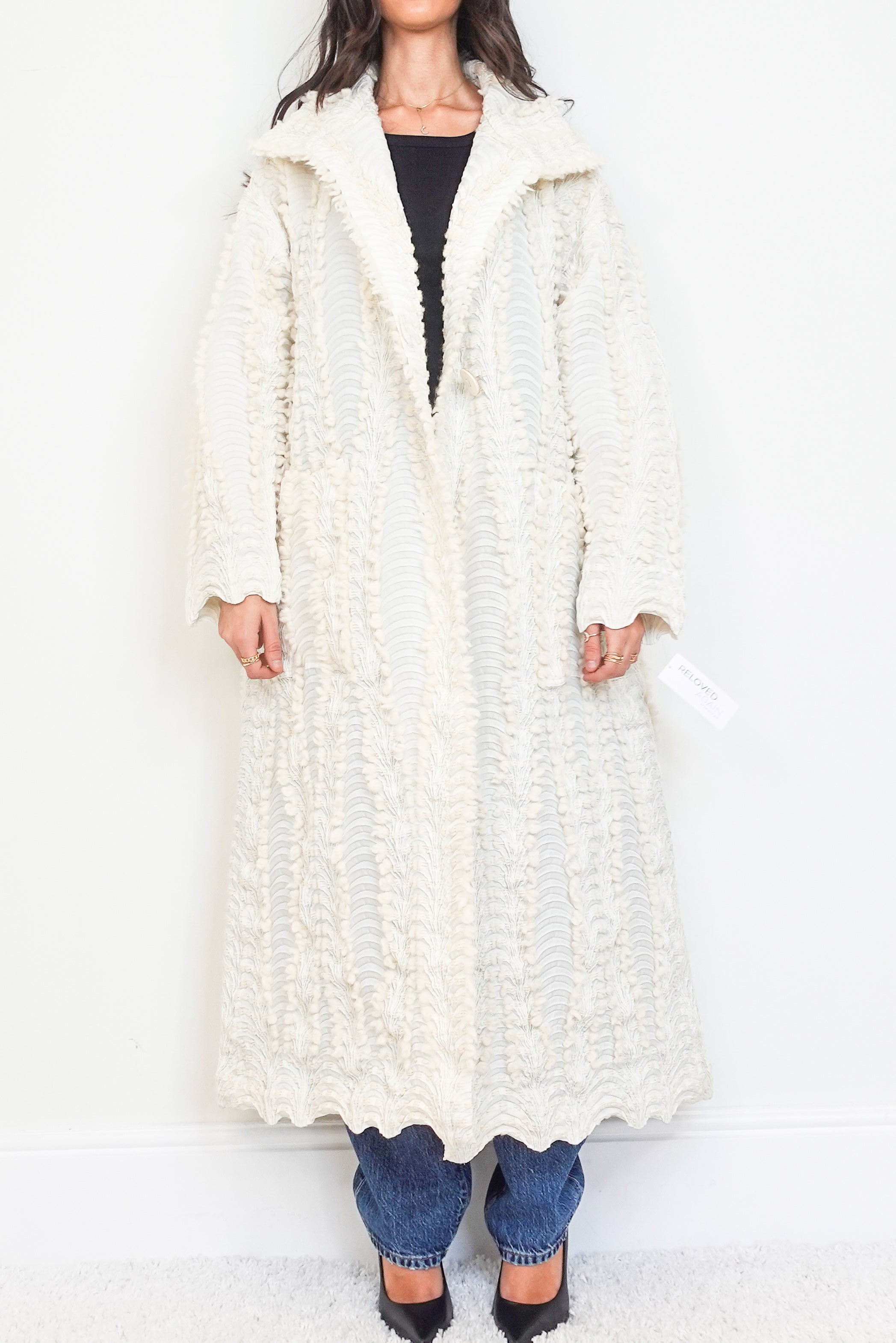 White Textured Jacket RRP £2025