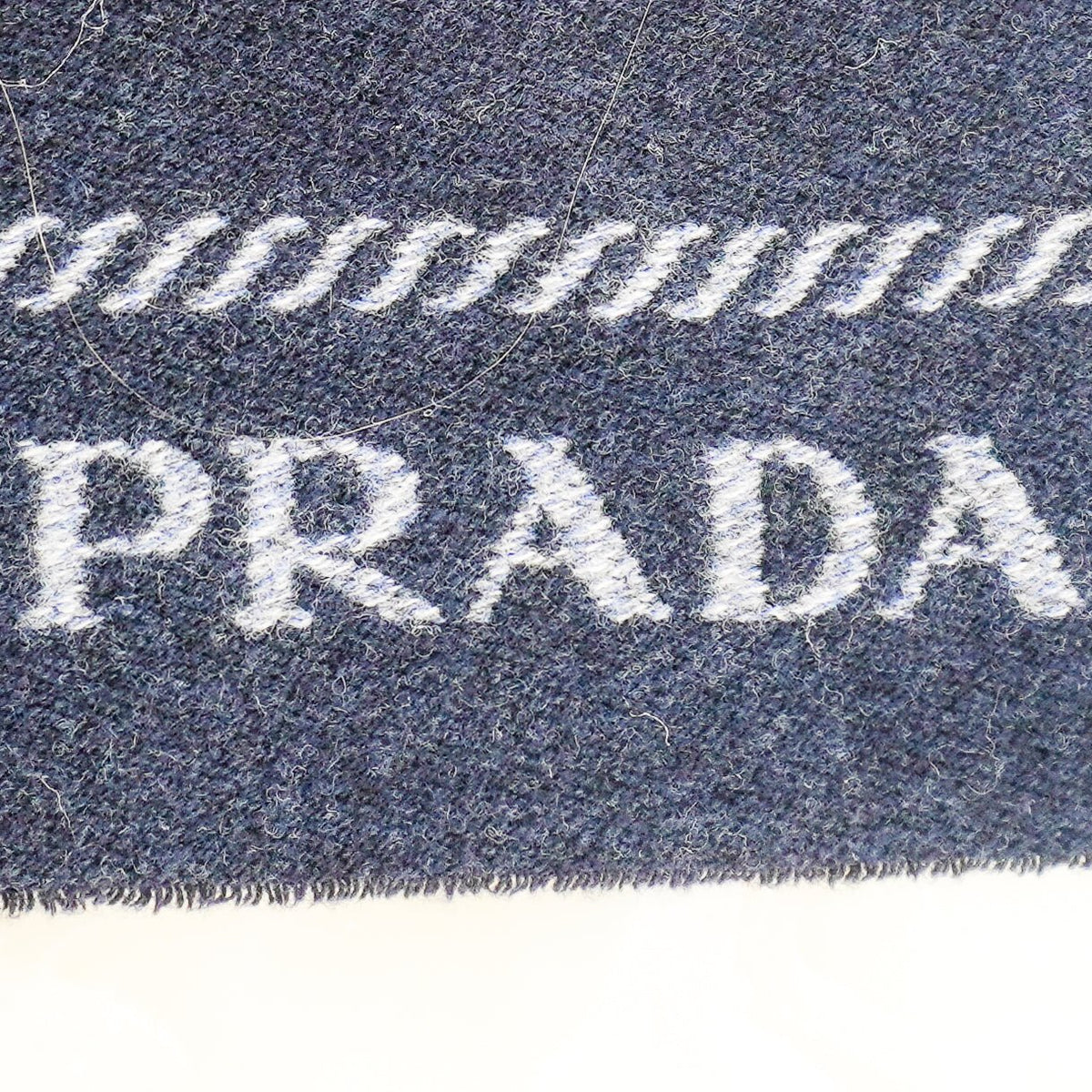 Prada Jaquard Knit Wool and Cashmere Scarf (RRP £400) | FINAL SALE Authentic Preloved