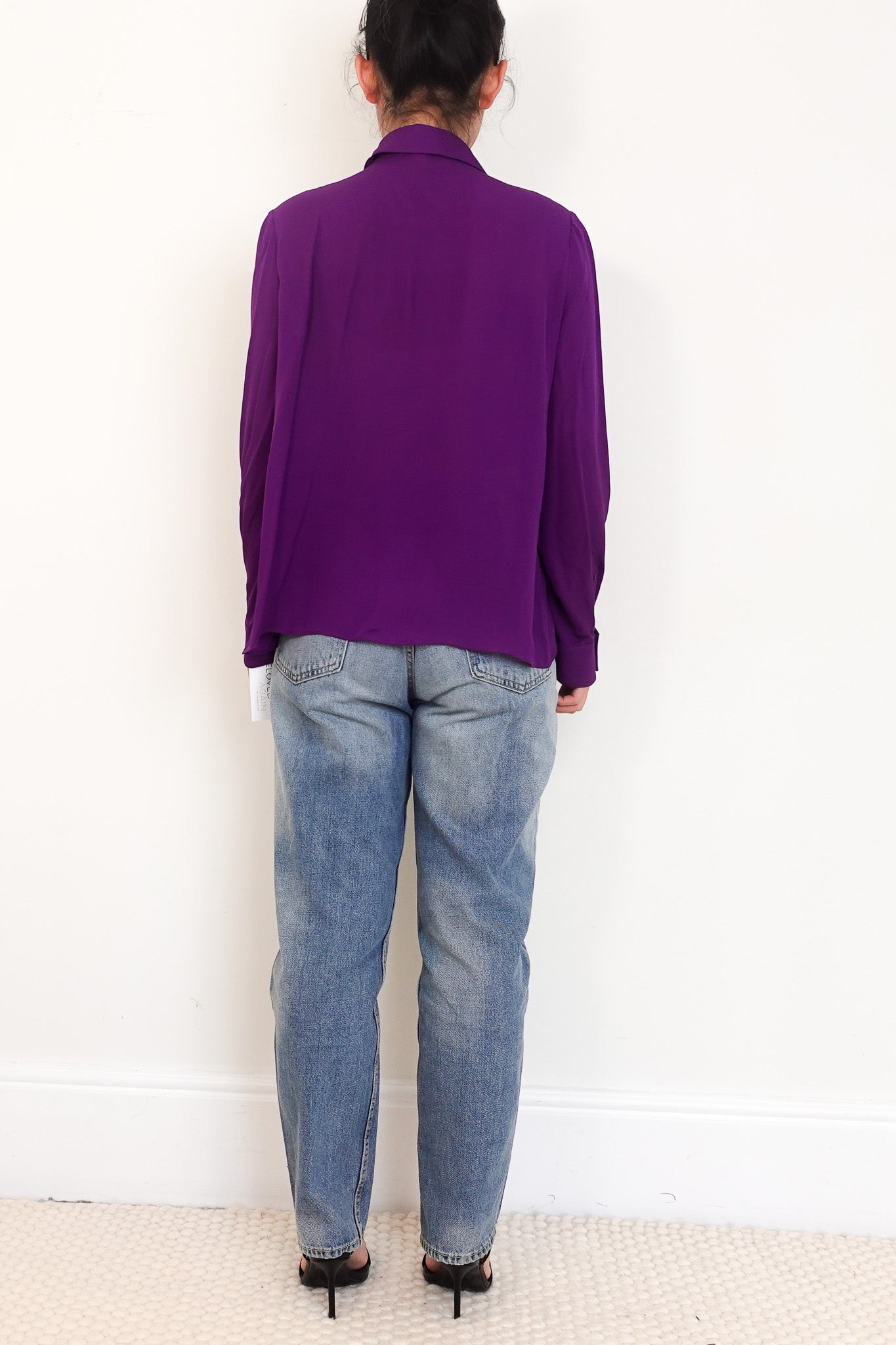 Emporio Armani Purple Silk Blouse | Authentic Preloved - Reloved Again
