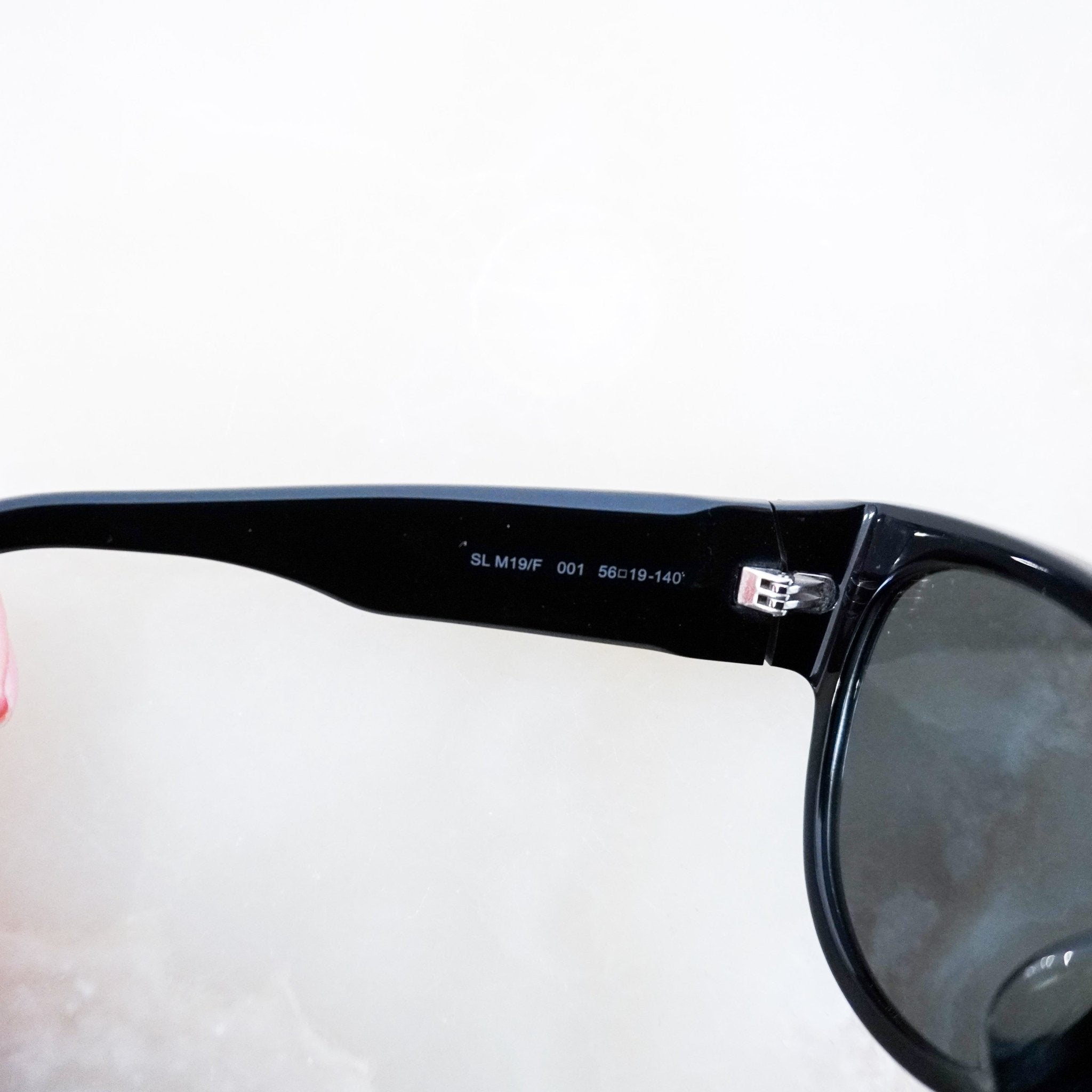 Saint Laurent Black Oversized Sunglasses RRP £350 | Authentic Preloved FINAL SALE - Reloved Again