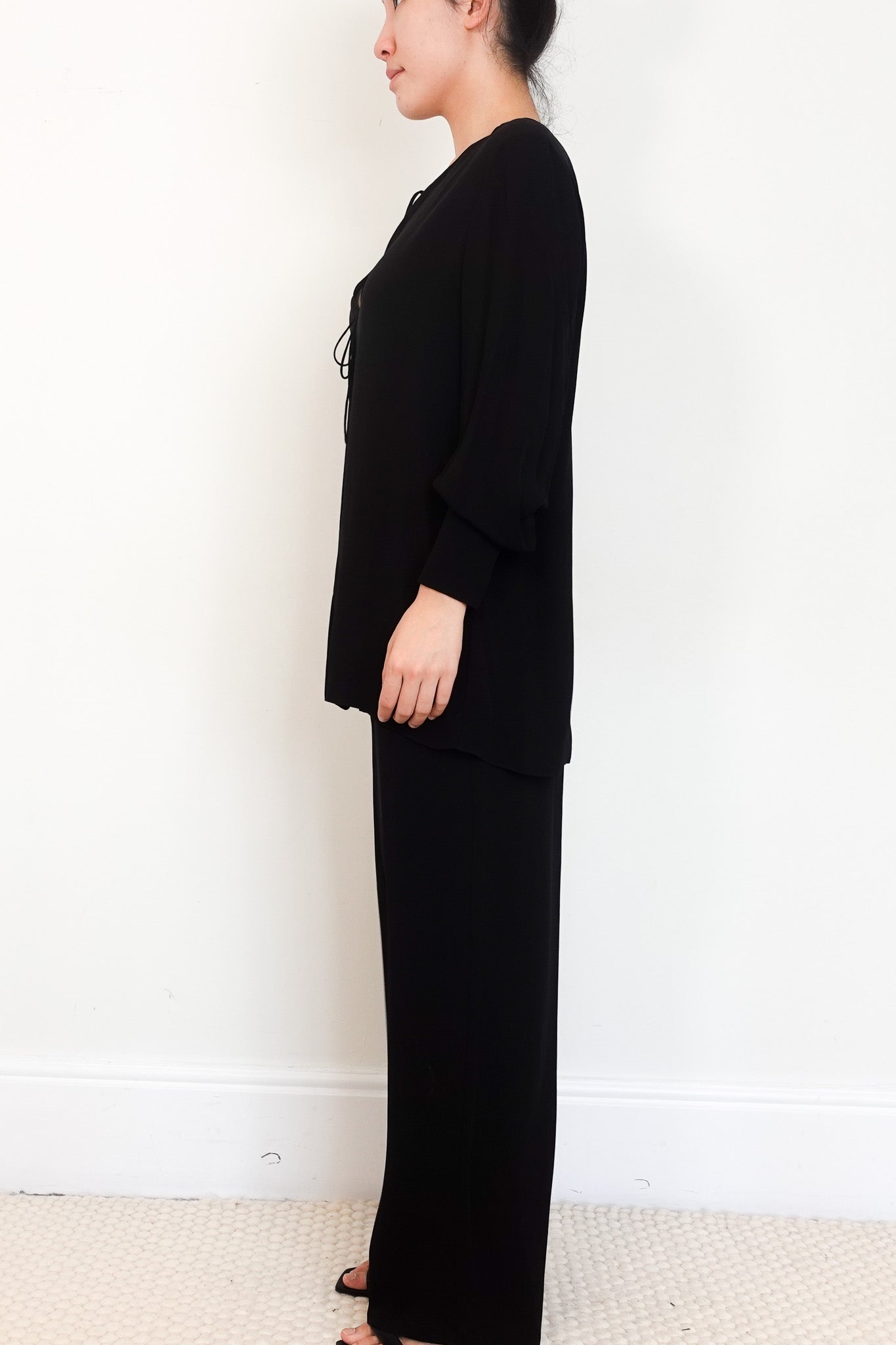 Theory Flowy Blouse and Trousers Set | Authentic Preloved - Reloved Again