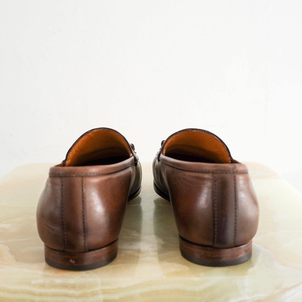 Gucci Jordaan Brown Horsebit Loafers (RRP £810) | Authentic Preloved - Reloved Again