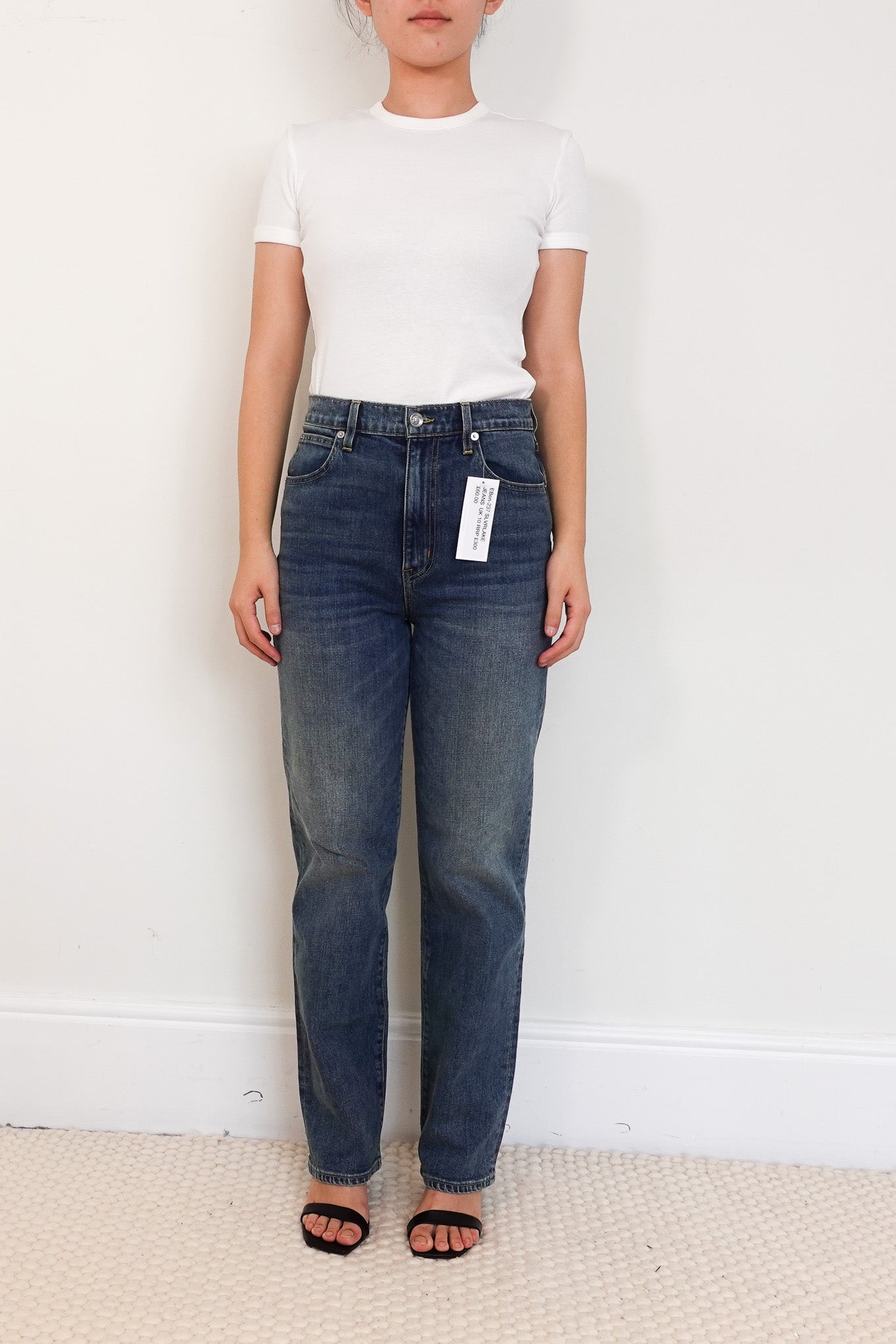 SLVRLAKE Blue Straight Leg Jeans RRP £300 | Authentic Preloved - Reloved Again