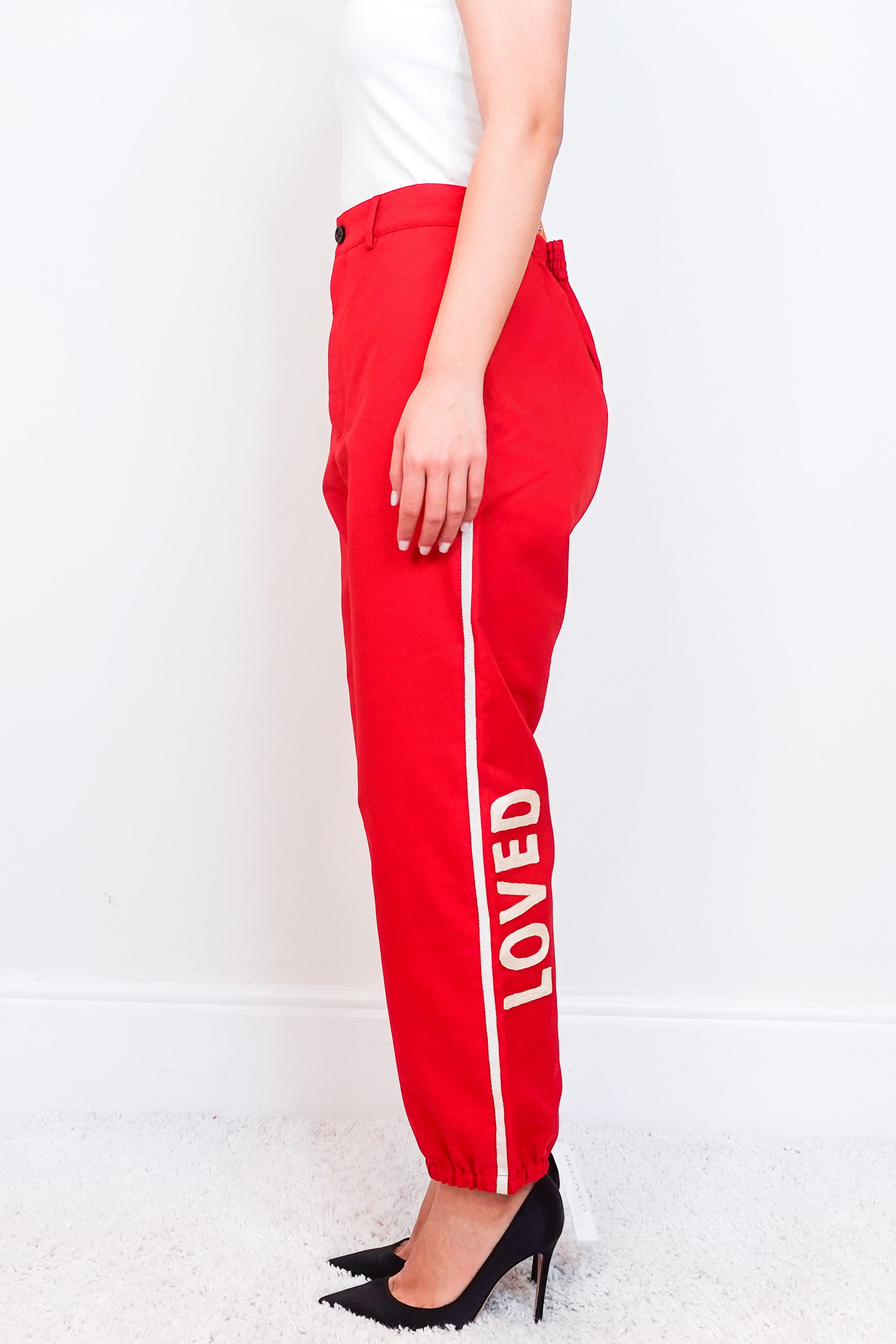 Red Joggers RRP £830