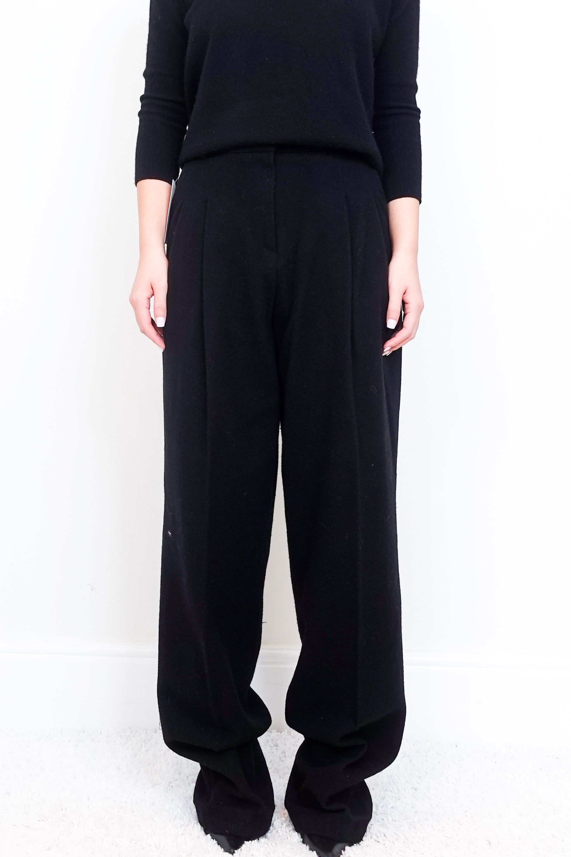 Black Wool trousers RRP £250