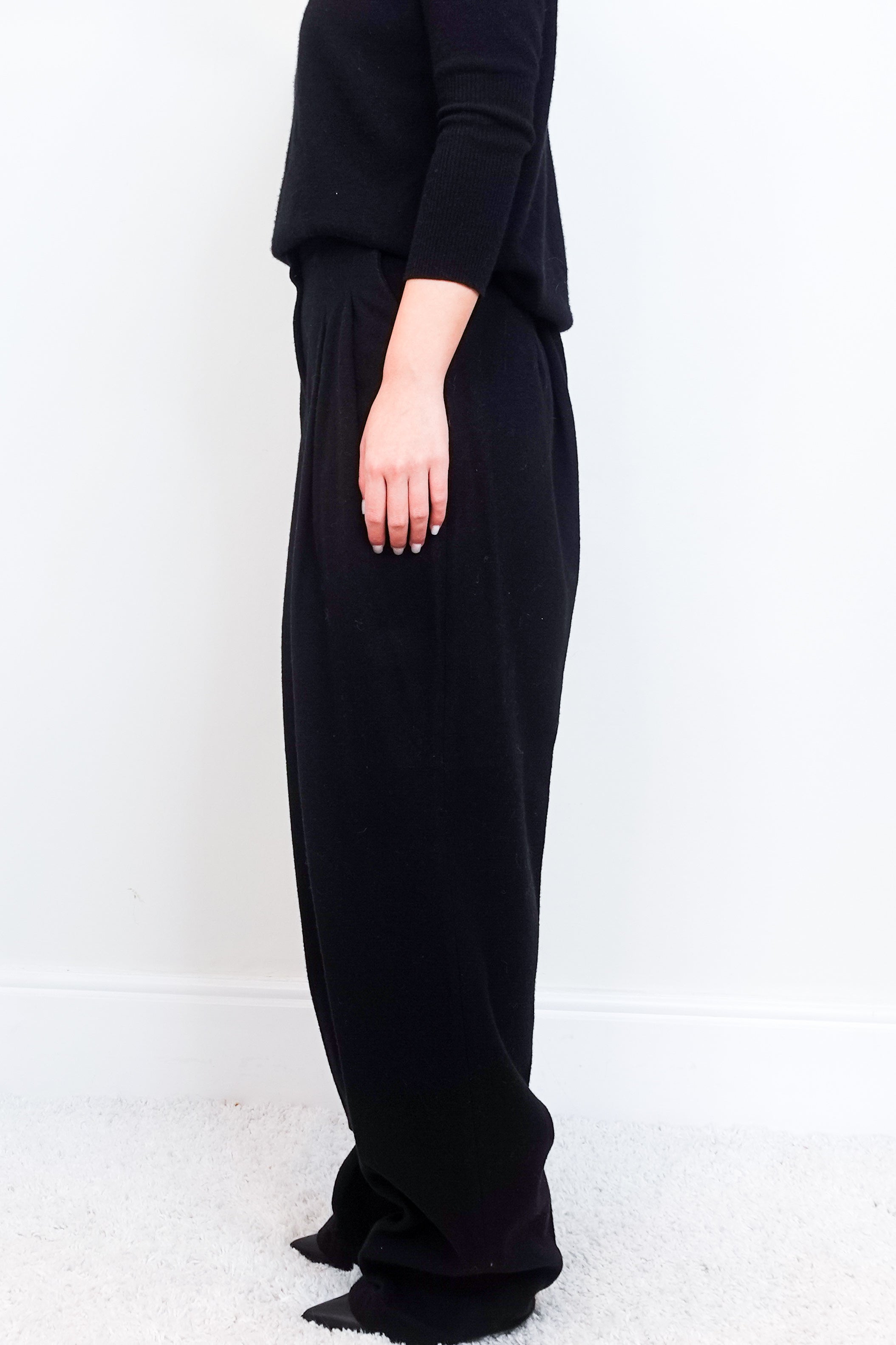 Black Wool trousers RRP £250