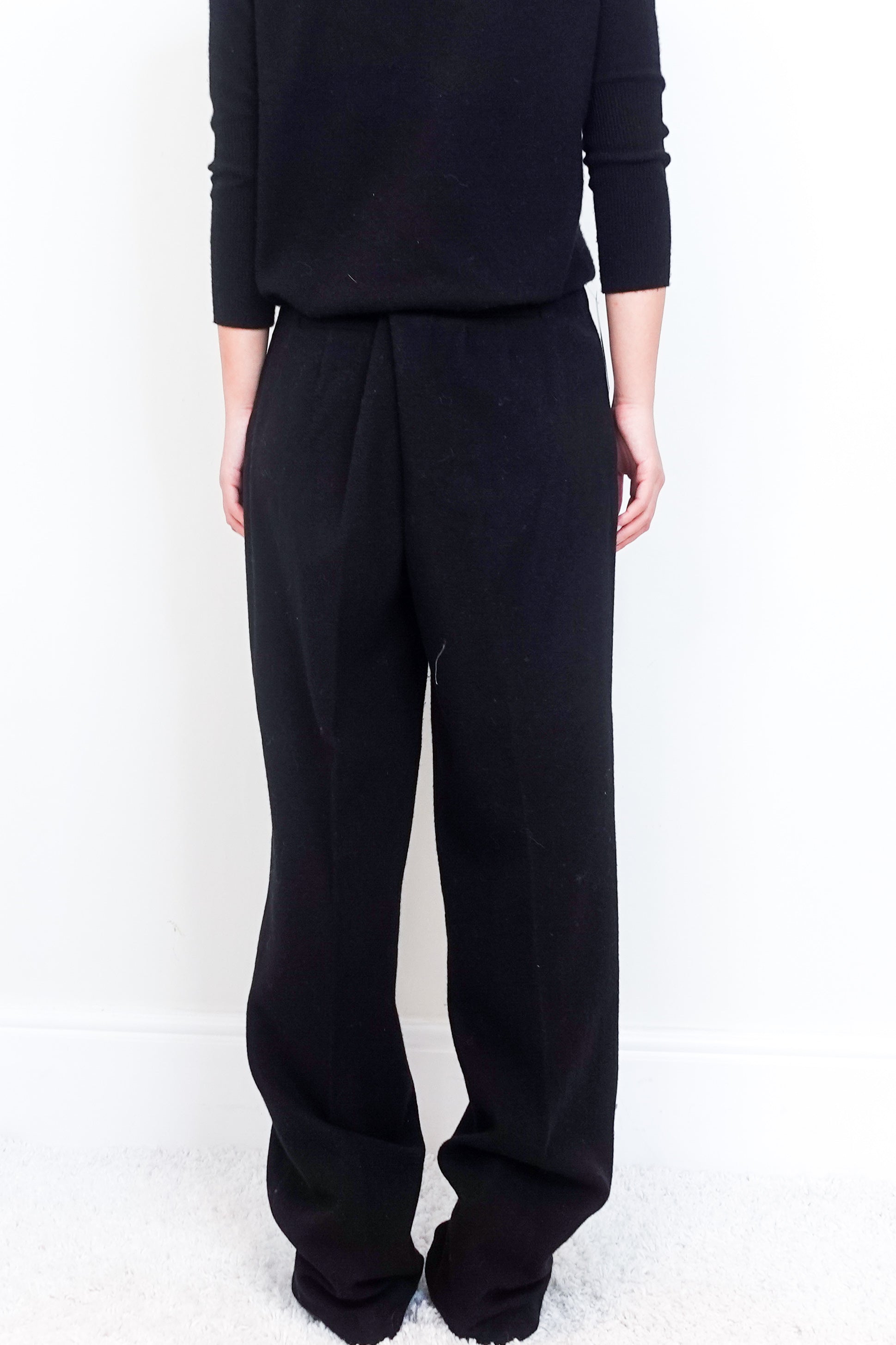 Black Wool trousers RRP £250