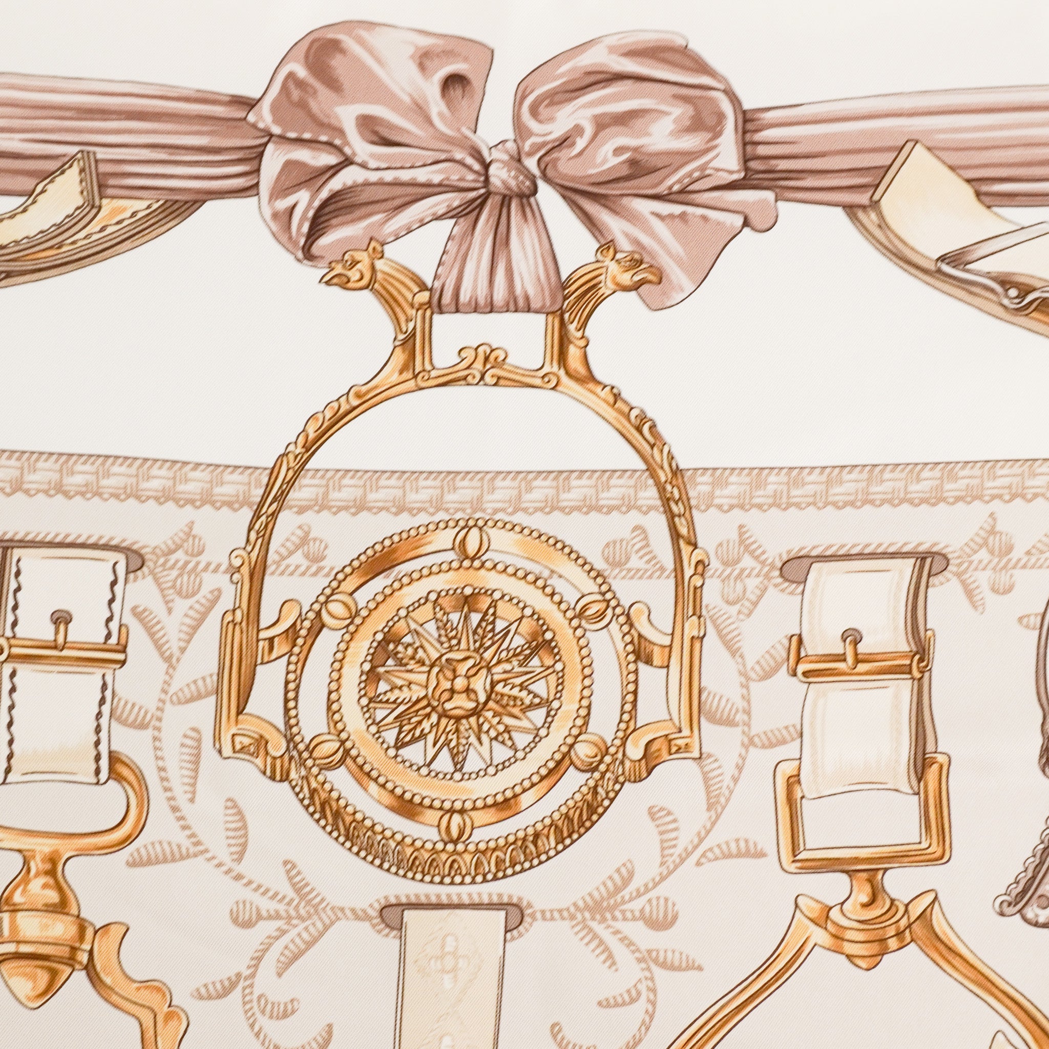 Hermes Etriers Silk Twill Carre 90 Scarf (RRP £520) | Authentic Preloved FINAL SALE