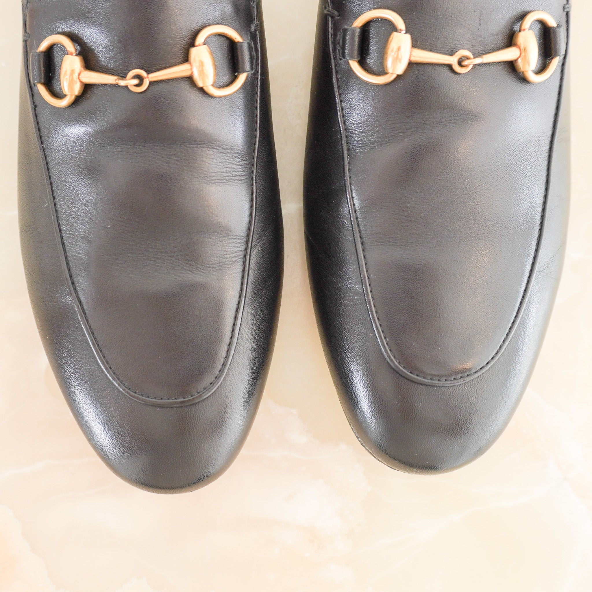 Gucci Princetown Black Leather Horsebit Mules (RRP £760) | Authentic Preloved