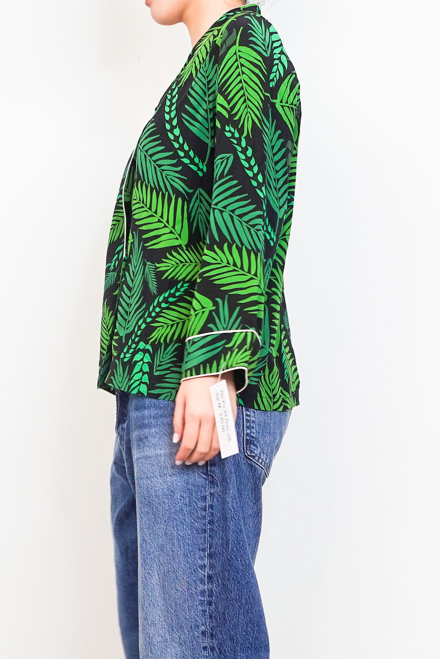 Tropical Silk floral blouse RRP £255