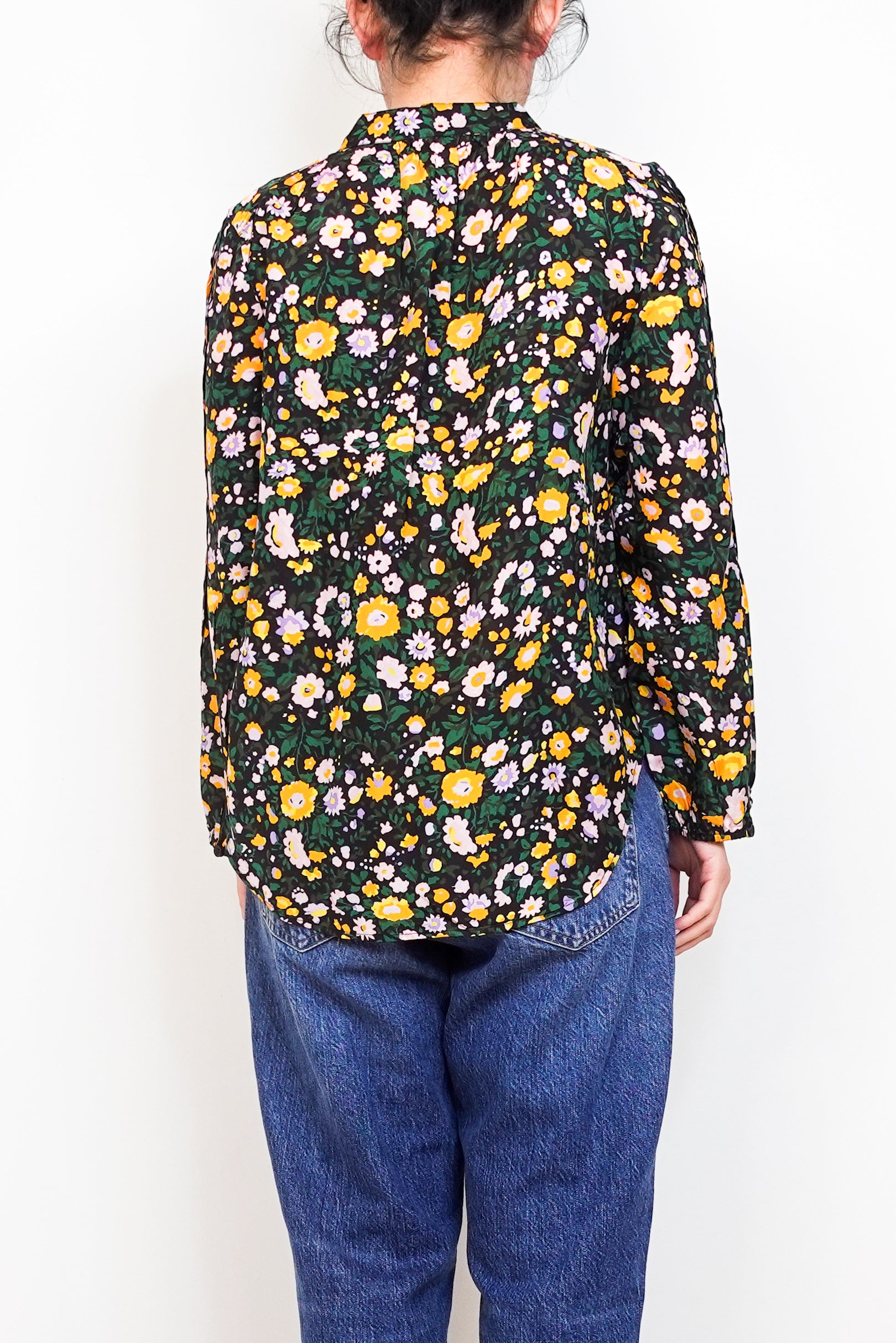 Silk floral blouse RRP £250