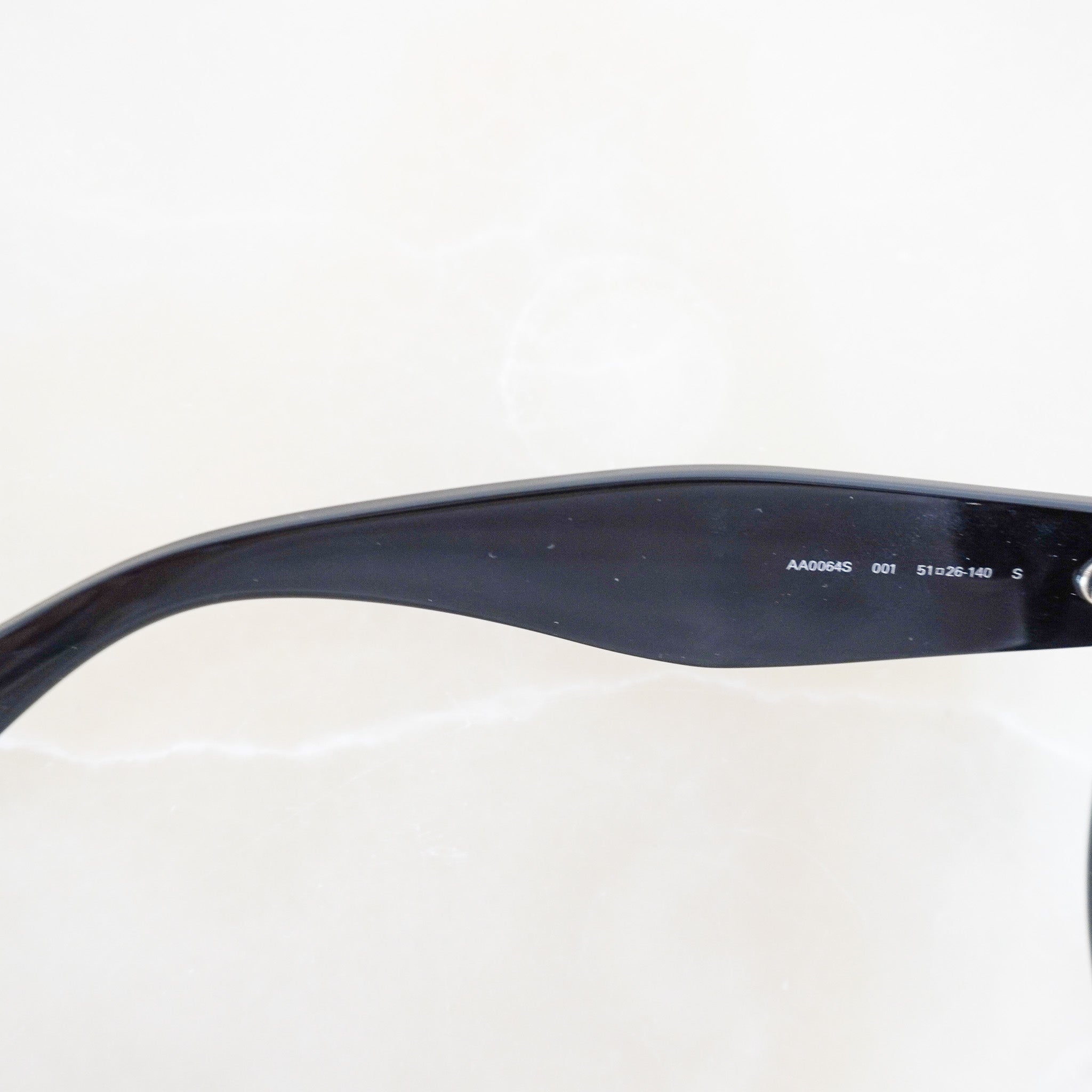 Alaïa Black Round Acetate Sunglasses with Stud Detail RRP £550 | Authentic Preloved FINAL SALE