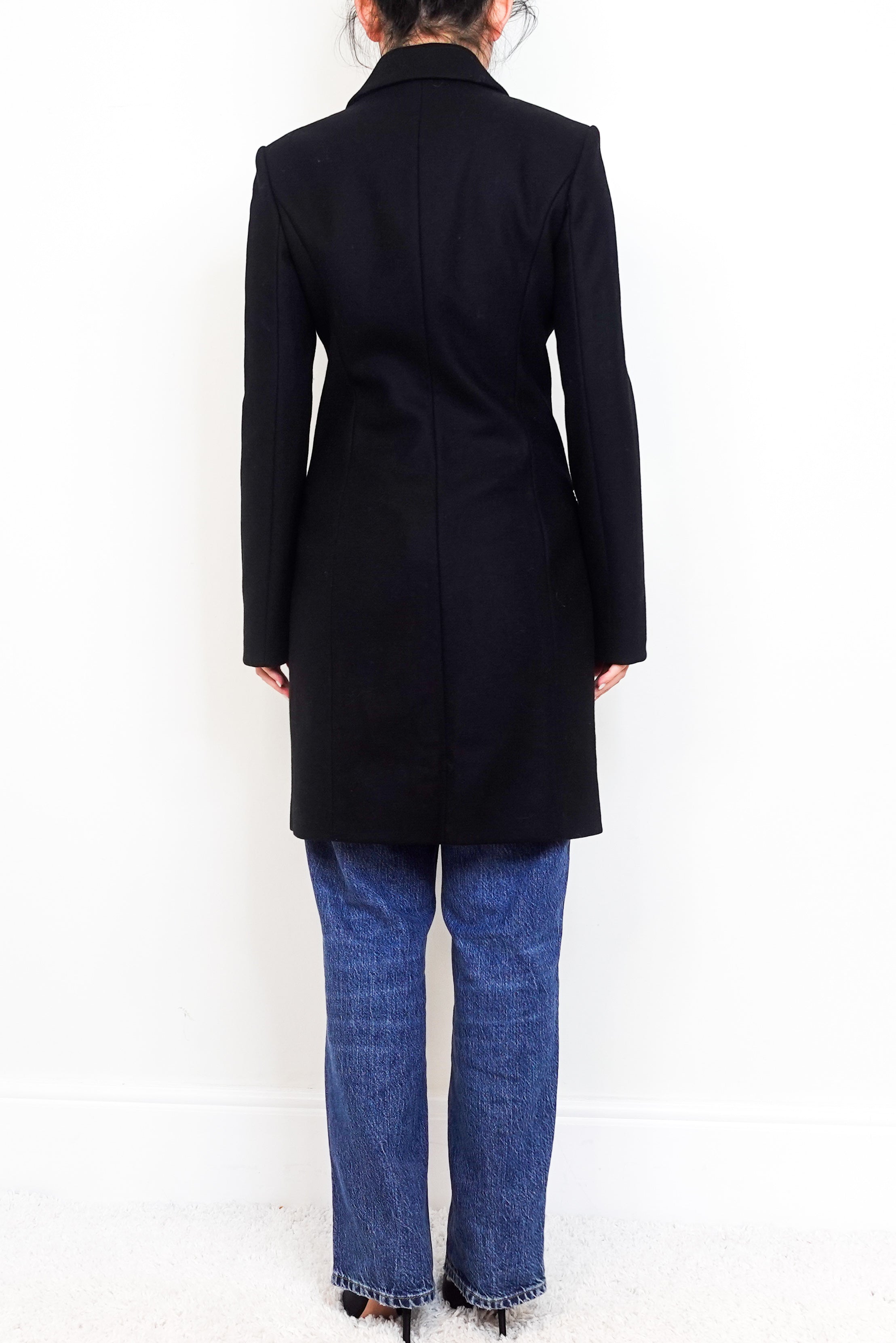 NEW Black coat RRP £450