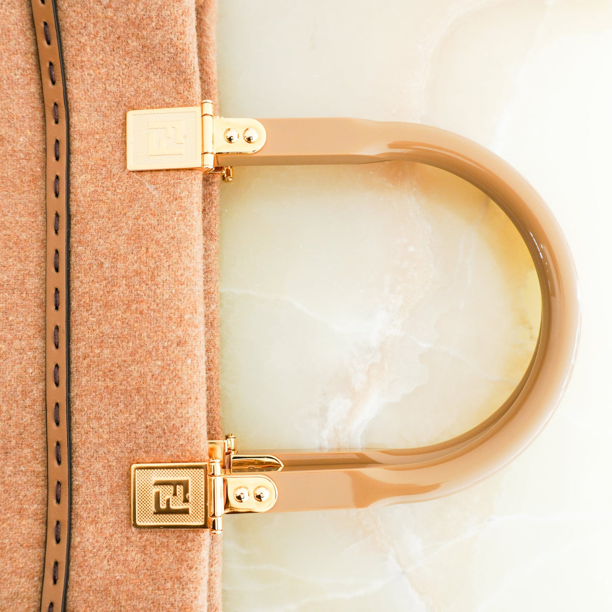 Fendi Roma Wool Tote Bag (RRP £1800) | Authentic Preloved
