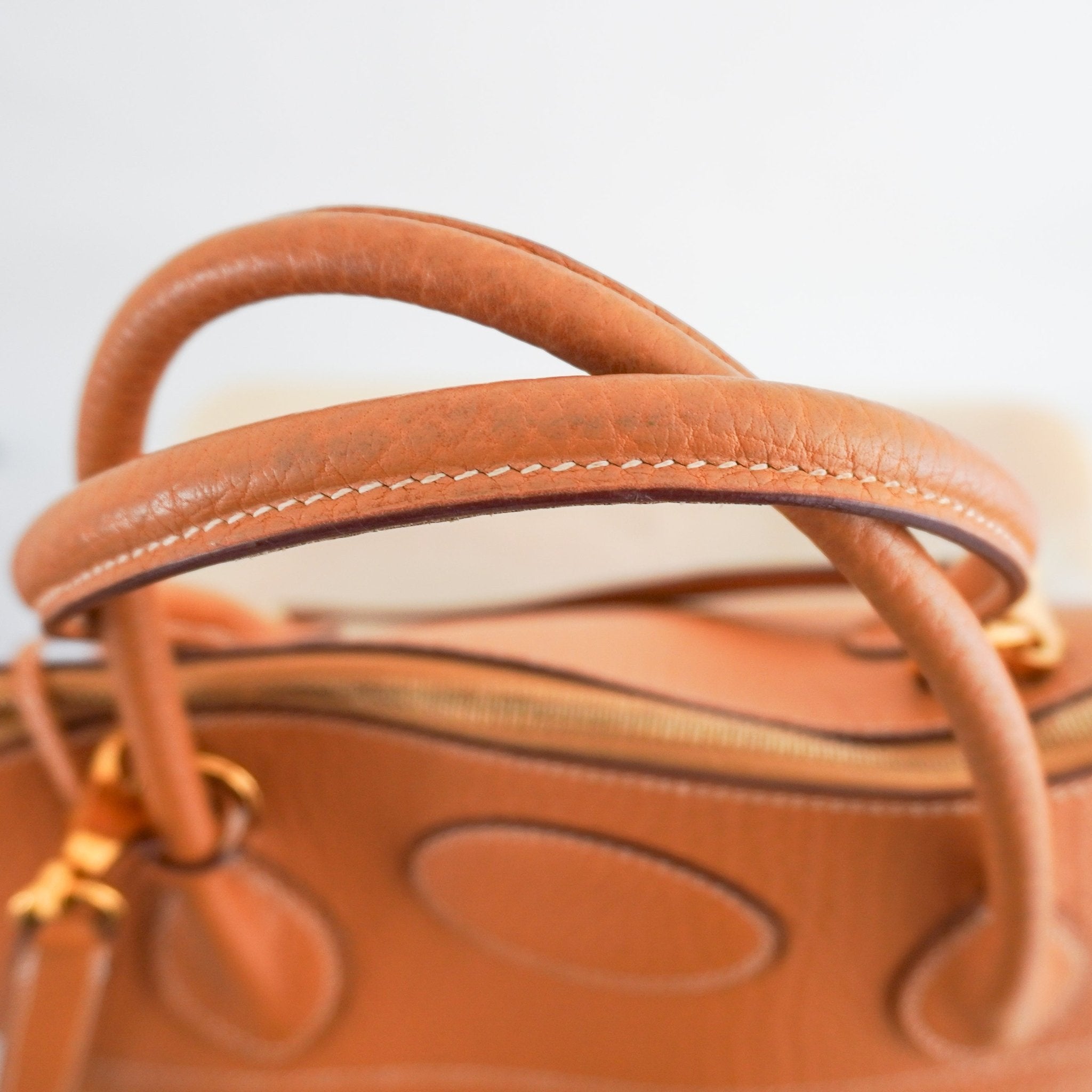Hermès Bolide 35 Bag in Gold Togo Leather and Gold Tone Hardware (RRP £6000) | Authentic Preloved - Reloved Again
