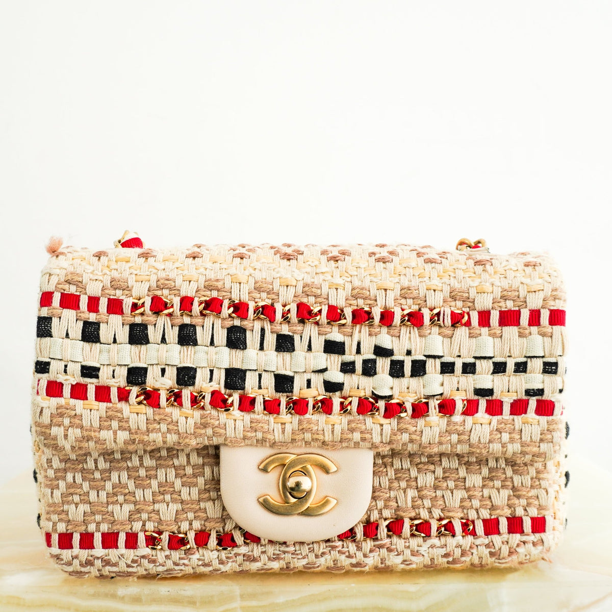 Chanel SS19 Classic Tweed Mini Flap Bag | Authentic Preloved