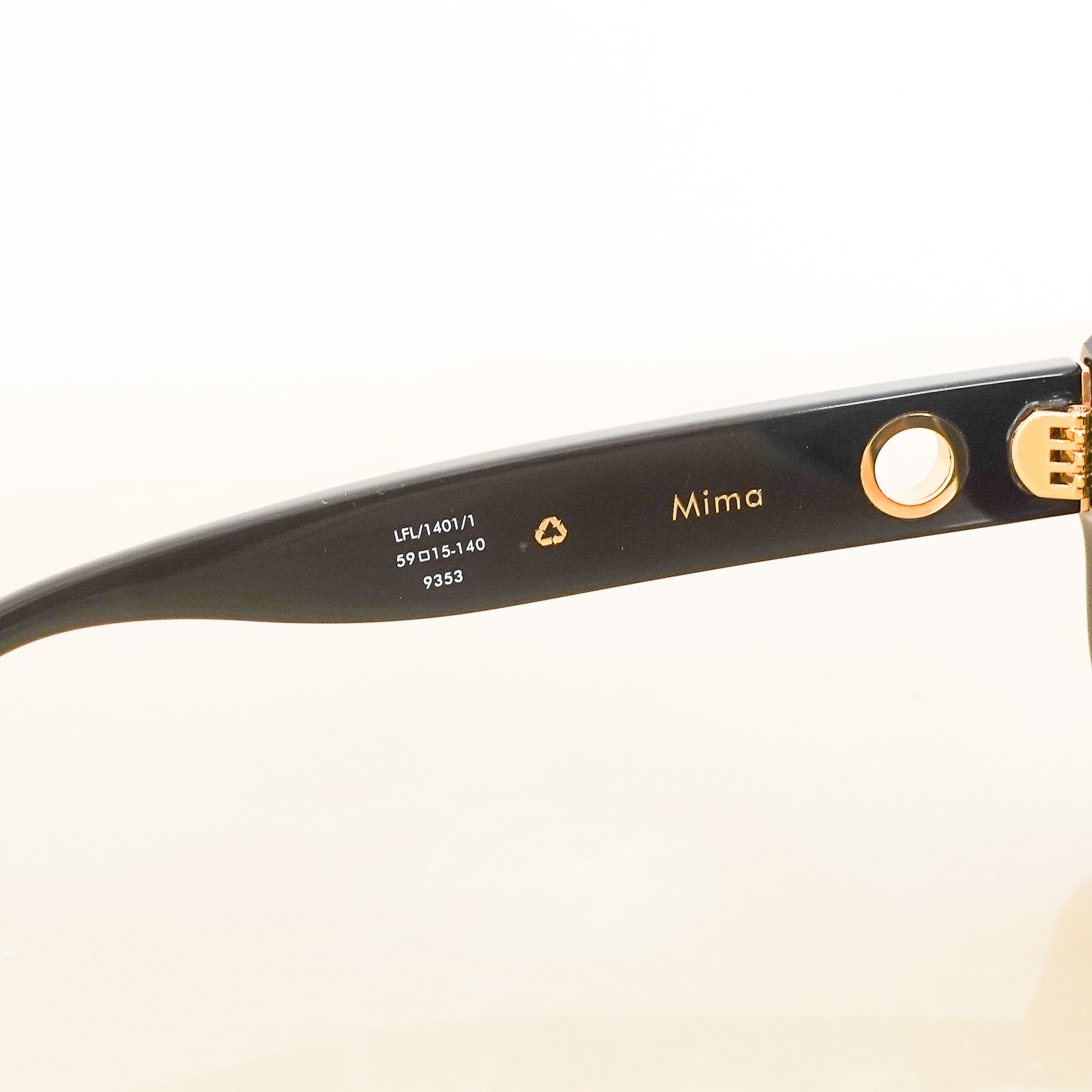 Mima black sunglasses RRP £450