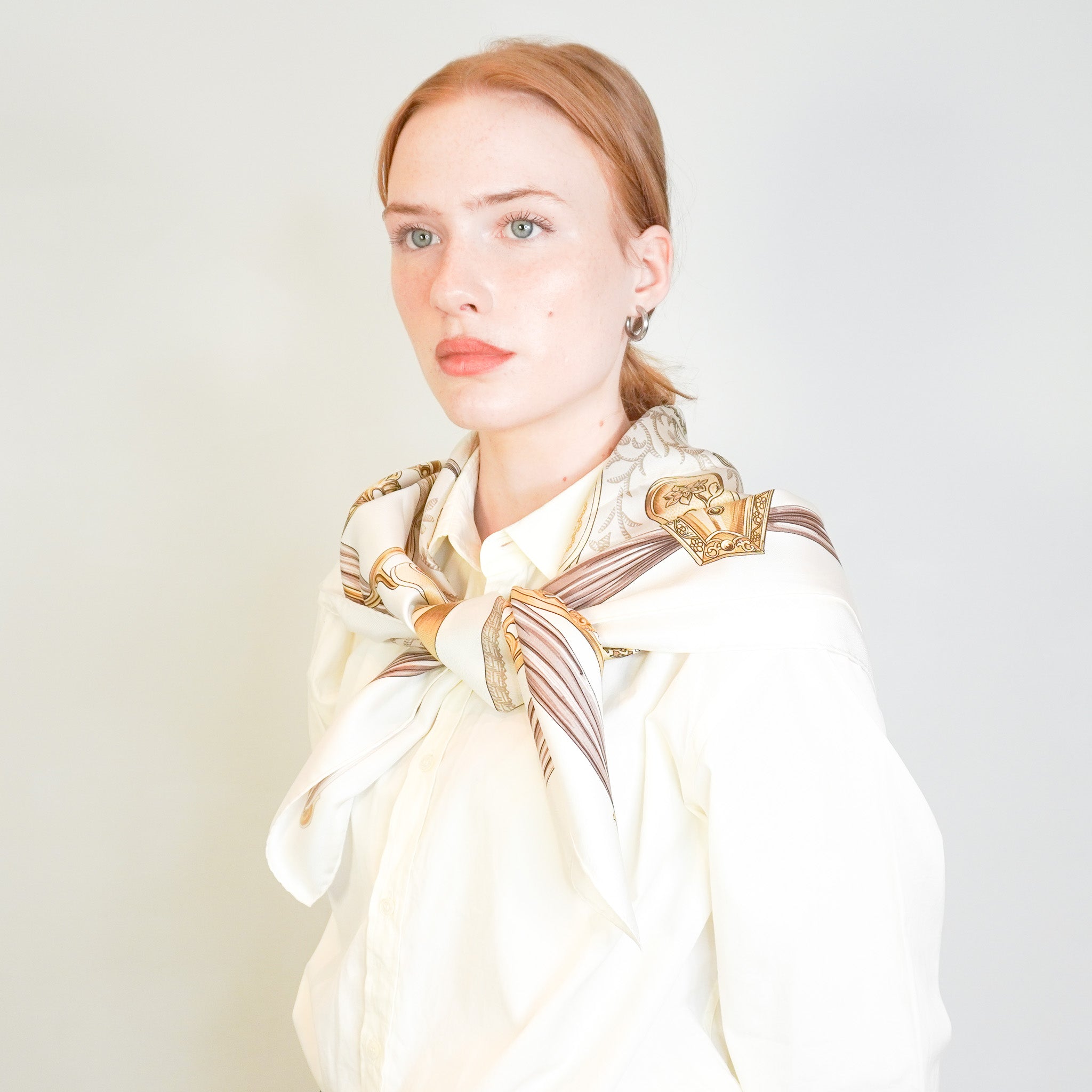 Hermes Etriers Silk Twill Carre 90 Scarf (RRP £520) | Authentic Preloved FINAL SALE