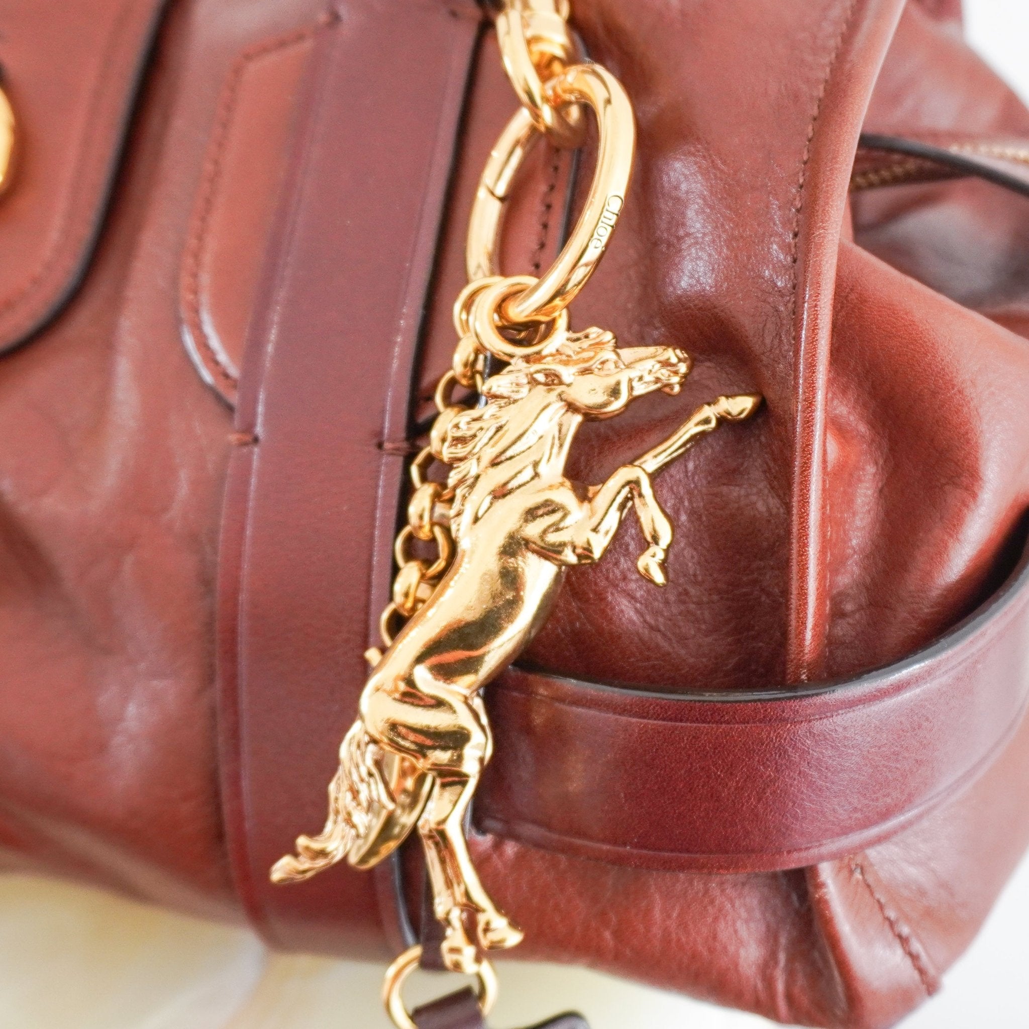 CURRENT SEASON Chloe Kerala Brown Large Leather Shoulder Bag (RRP £2390) | Authentic Preloved - Reloved Again