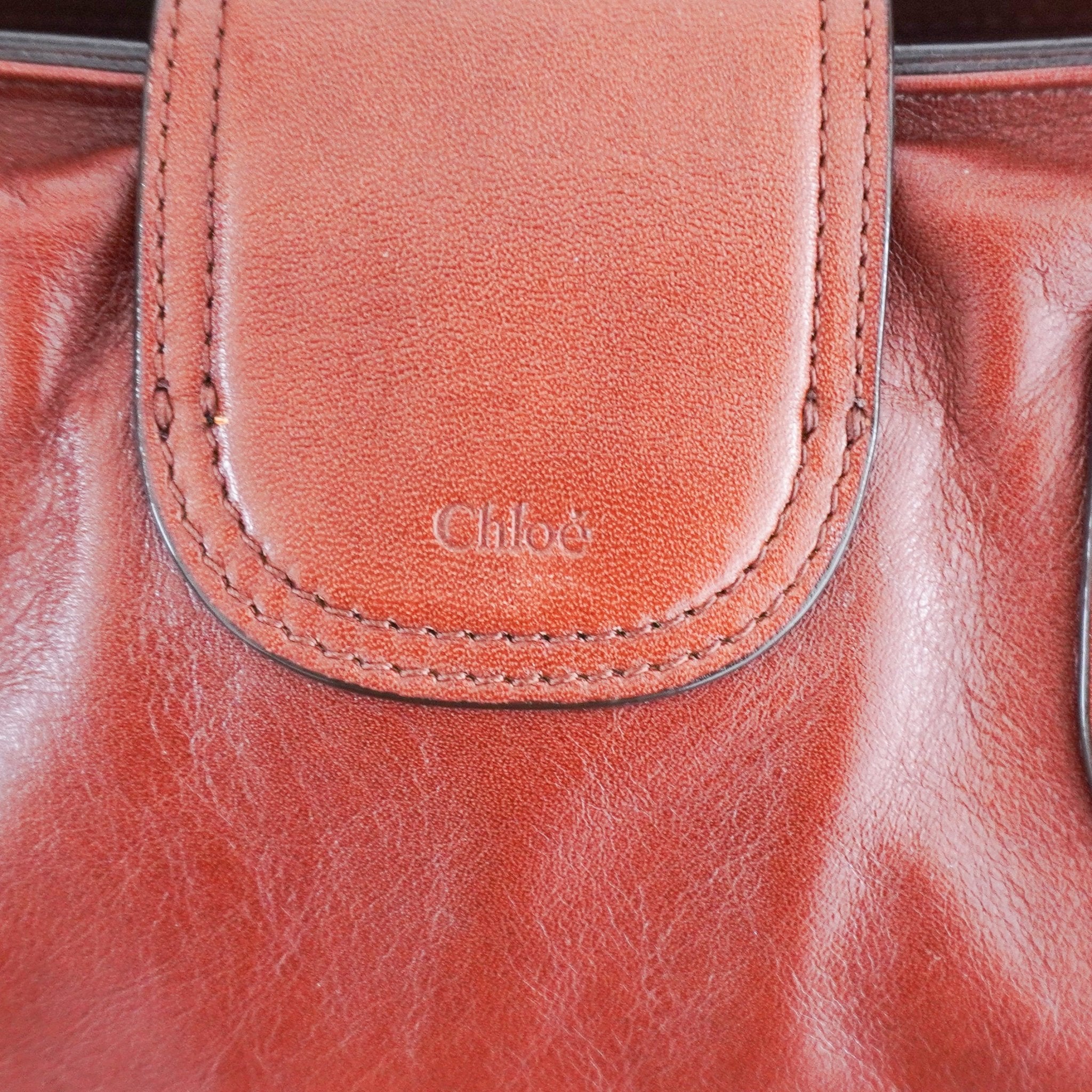CURRENT SEASON Chloe Kerala Brown Large Leather Shoulder Bag (RRP £2390) | Authentic Preloved - Reloved Again