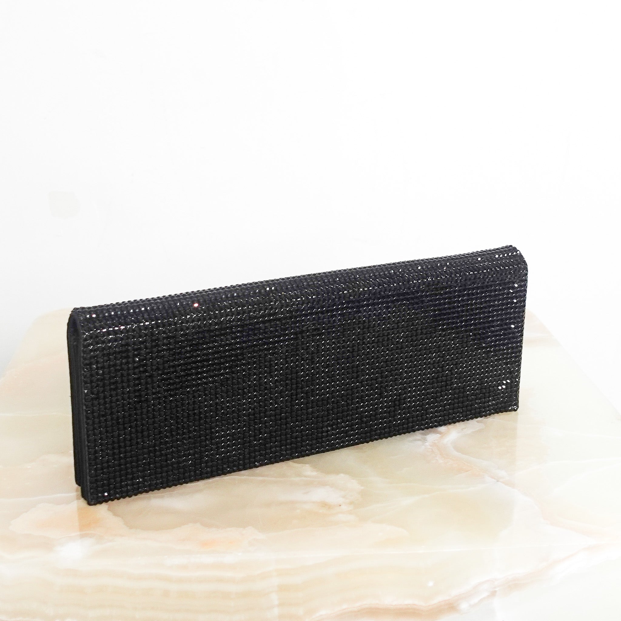 Black sequin clutch RRP £175