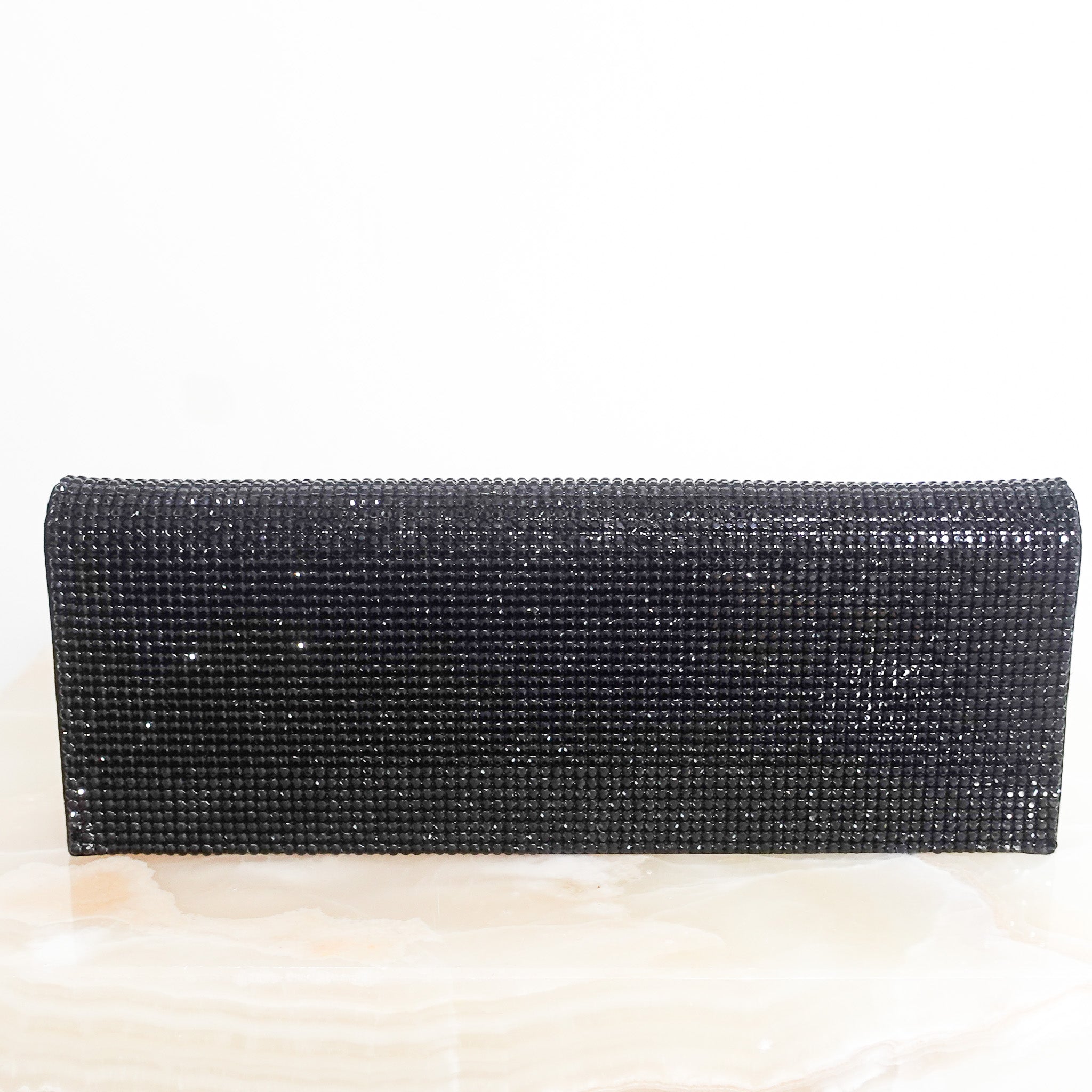 Black sequin clutch RRP £175