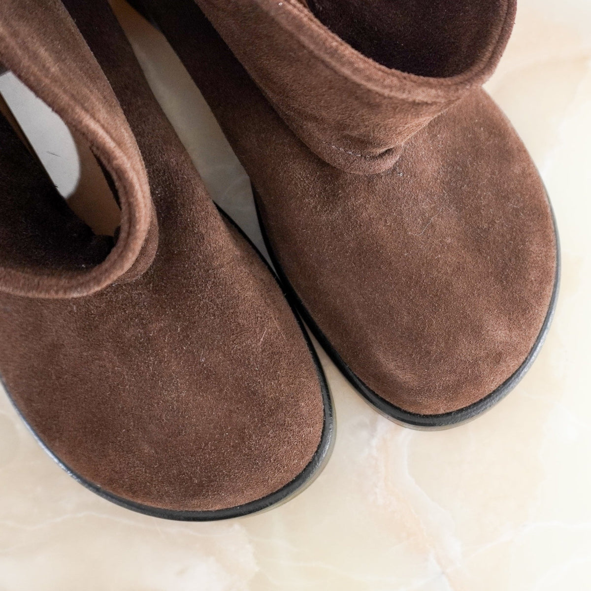 NEW JW Anderson Brown Suede Ankle Boots with Gild Zips (RRP £700) | Authentic Preloved
