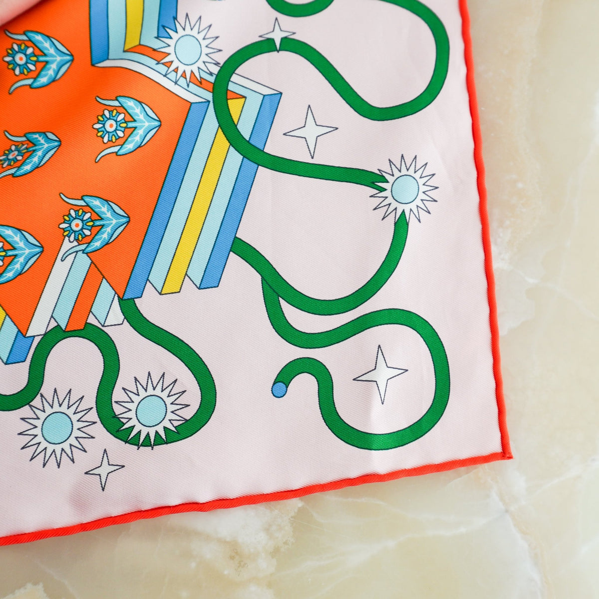 NEW Hermès Carré 90 La Source de Pégase Multicolour Silk Twill Scarf (RRP £520) | FINAL SALE Authentic Prelvoed
