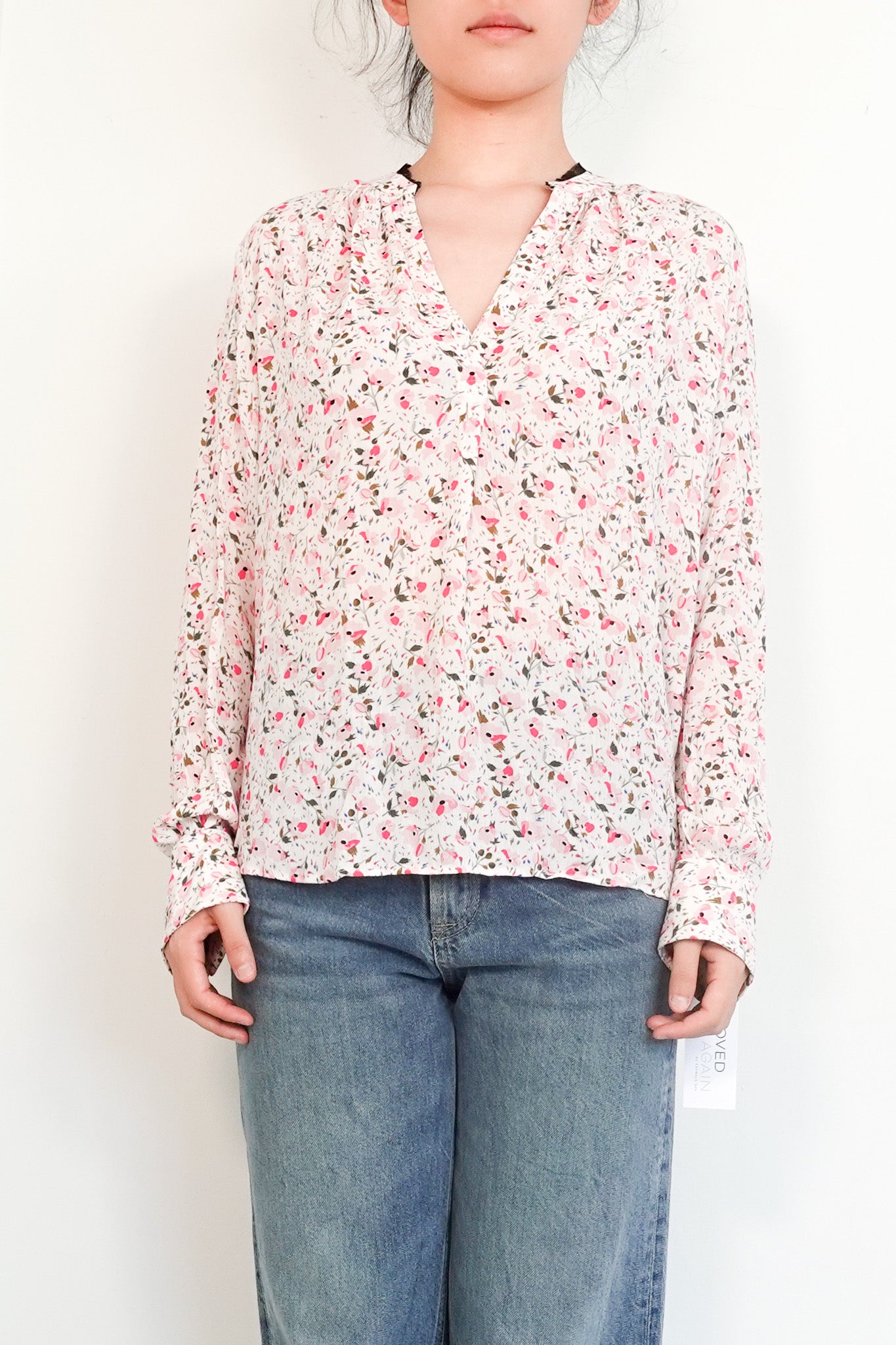 Floral print top RRP £200