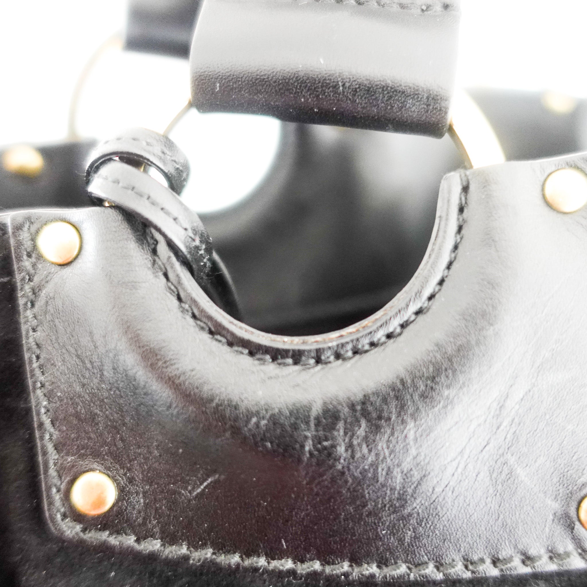 Black suede tote RRP £600