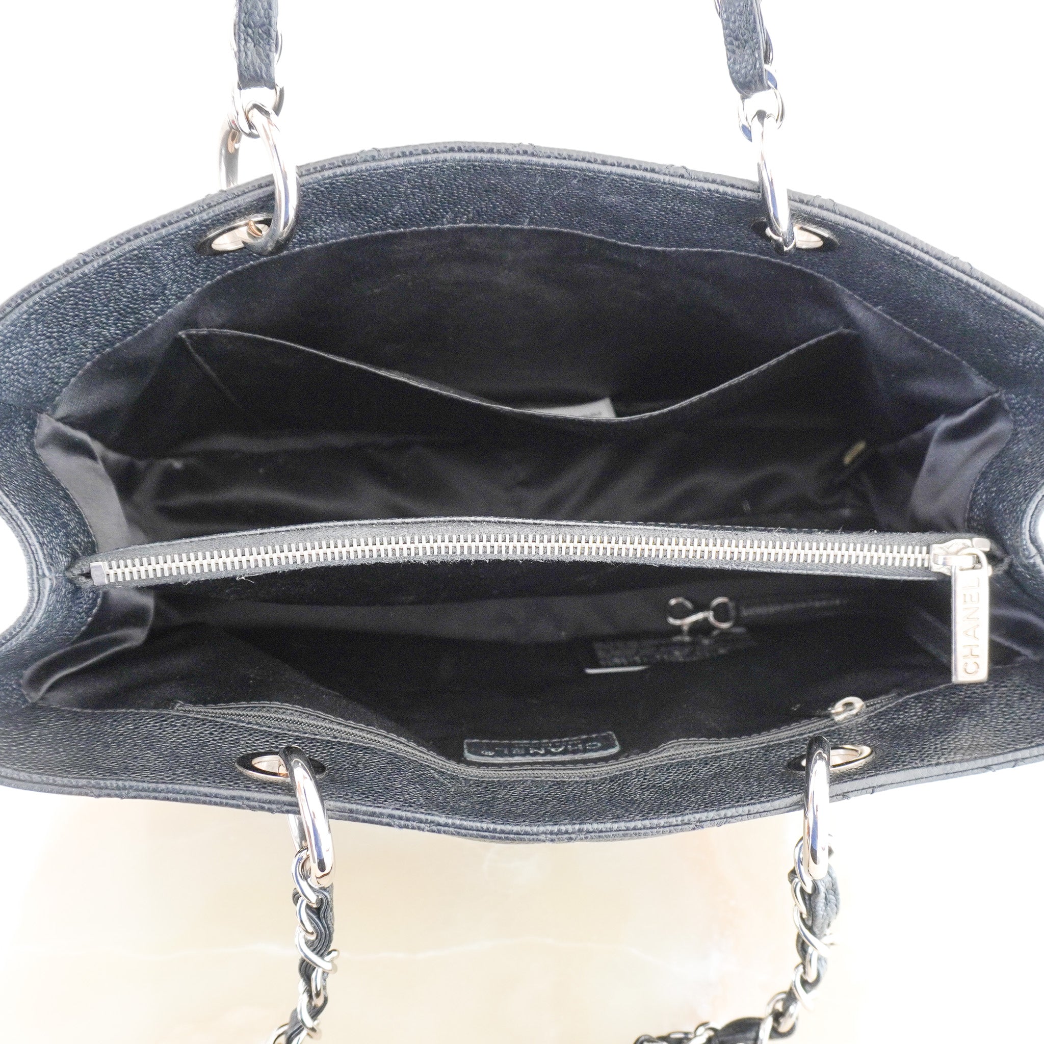 Chanel Grande Quilted Caviar Leather Black Shopper Tote RRP £5,200 | Authentic Preloved - Reloved Again