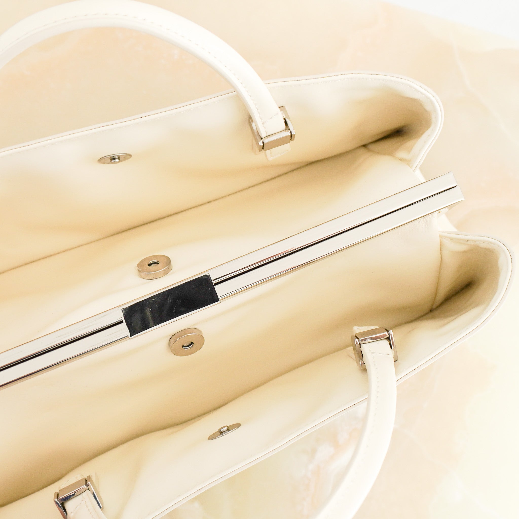 Verafied Éclair Bag in Ivory (RRP £370) | Authentic Preloved - Reloved Again