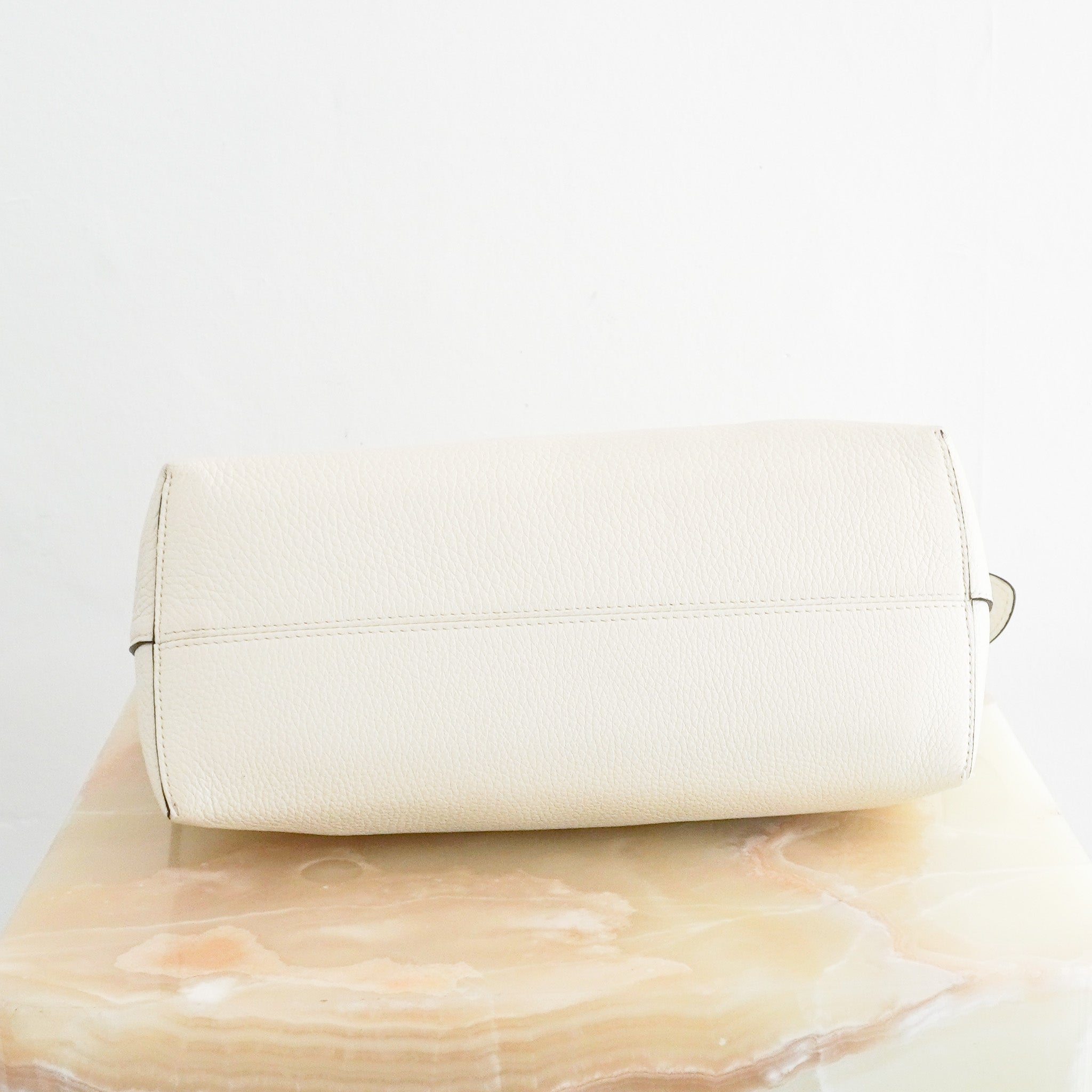 CURRENT SEASON Fendi By The Way Soft Medium Selleria Tote in White (RRP £2100) | Authentic Preloved - Reloved Again