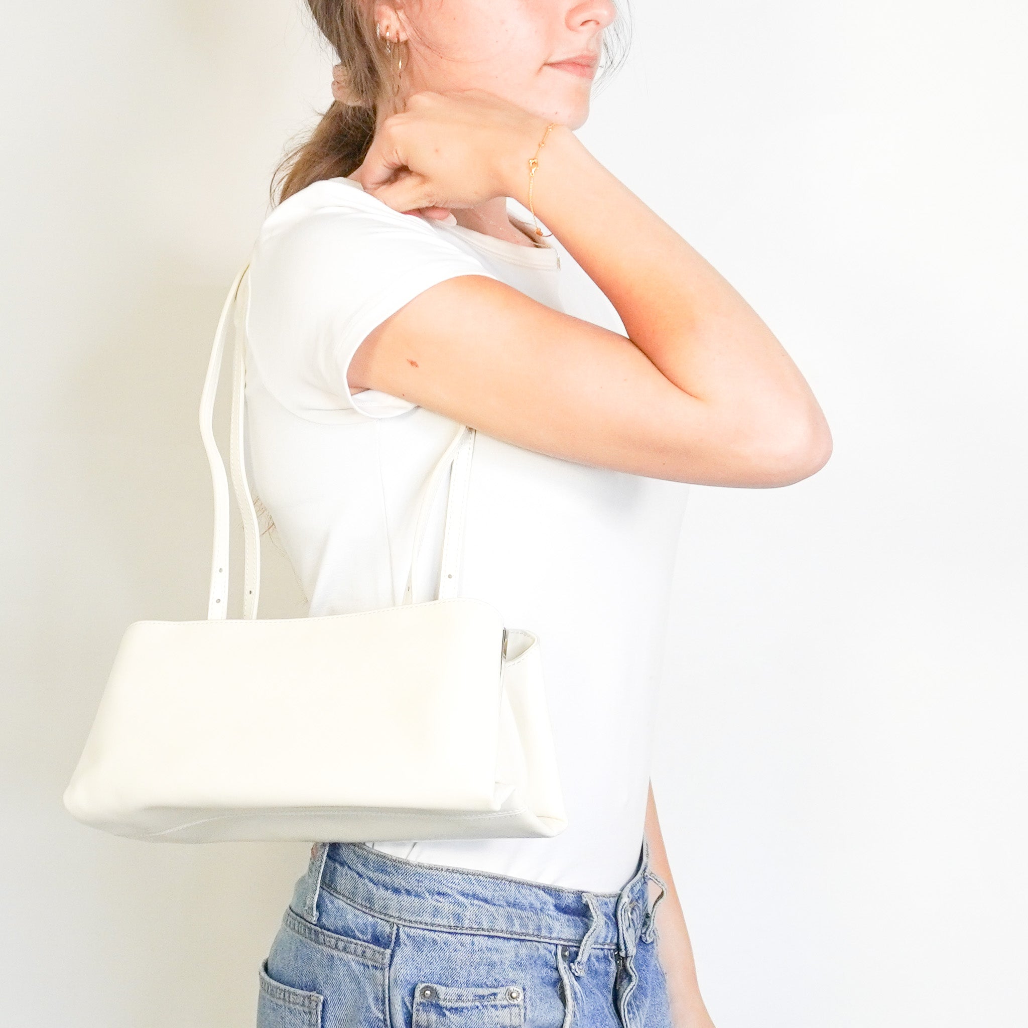 Verafied Éclair Bag in Ivory (RRP £370) | Authentic Preloved - Reloved Again