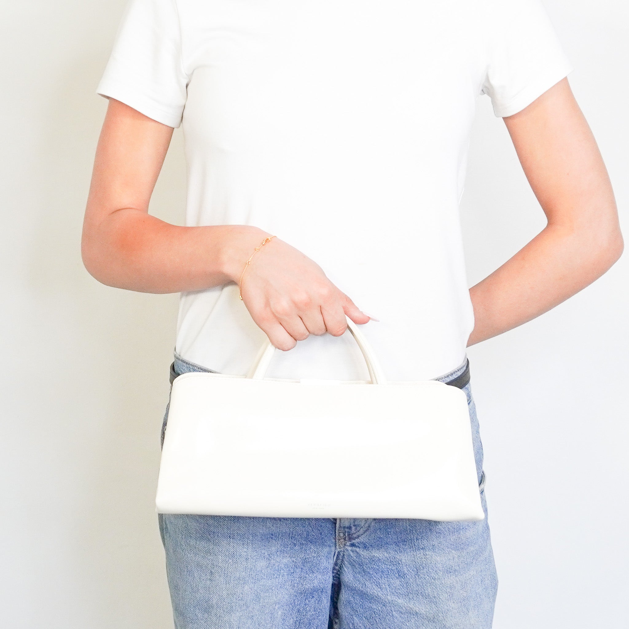 Verafied Éclair Bag in Ivory (RRP £370) | Authentic Preloved - Reloved Again